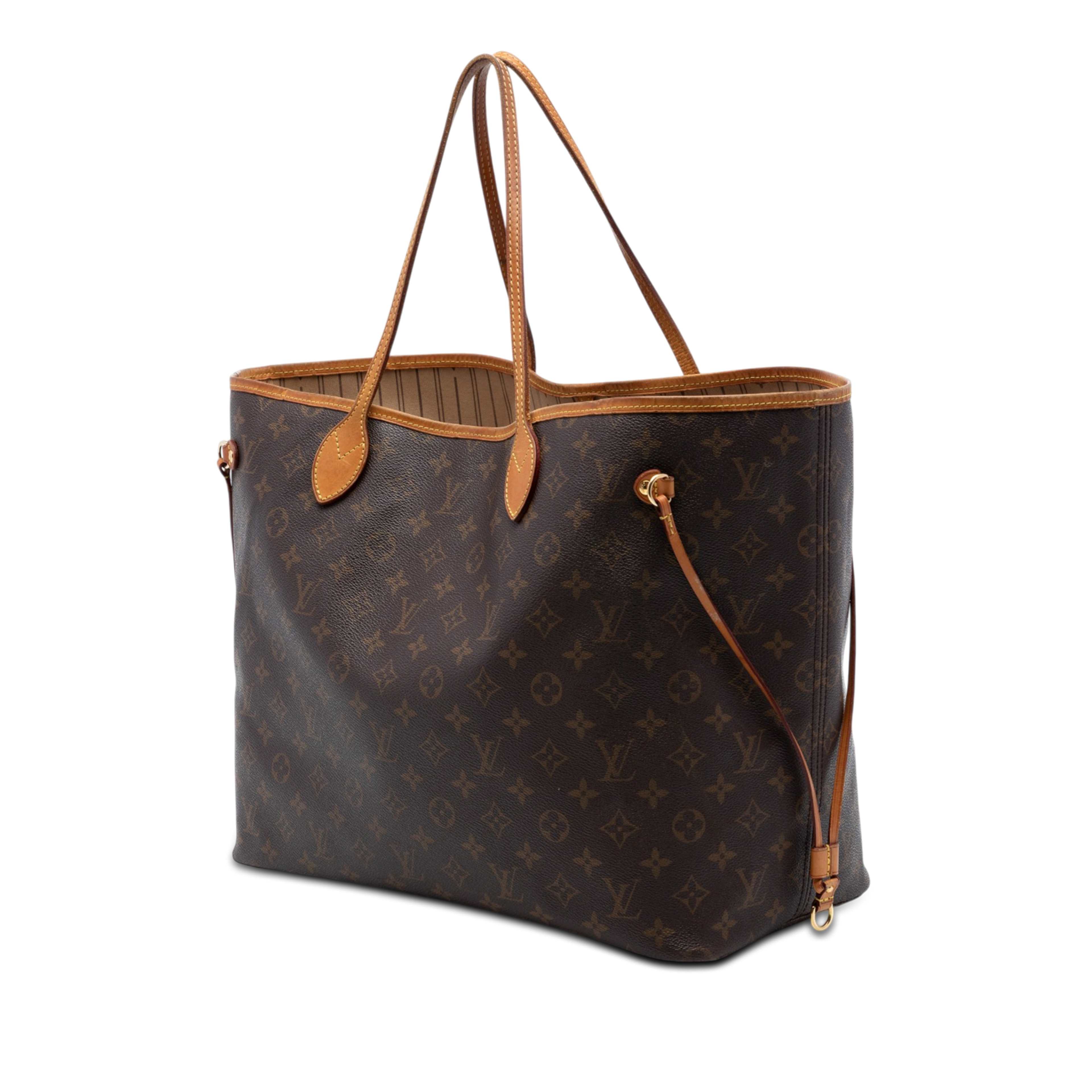 Louis Vuitton Monogram Neverfull Gm, från Luxclusif, i färgen brown. Klicka för att öppna bilden i stort format