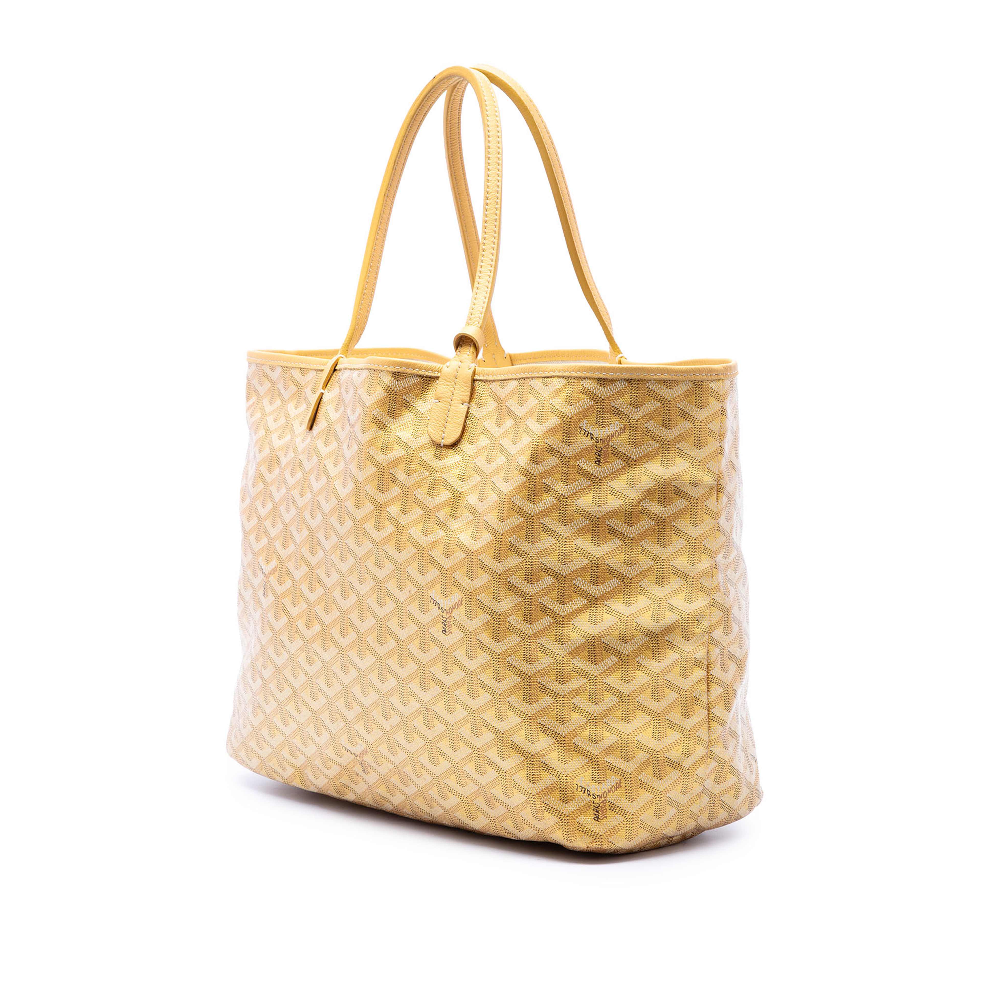Goyard Special Edition Goyardine Precious Metal Saint Louis Pm, från Luxclusif, i färgen gold. Klicka för att öppna bilden i stort format