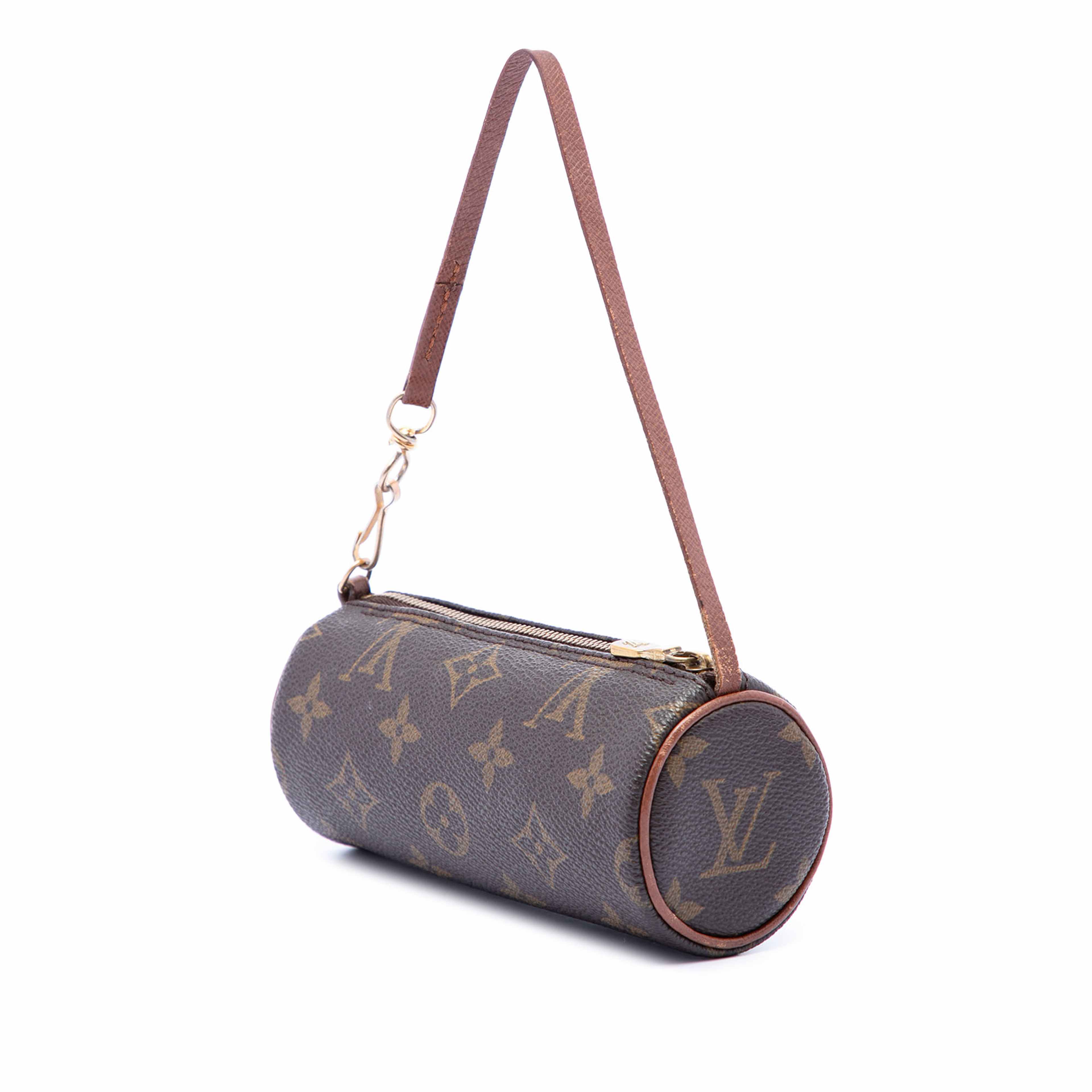 Louis Vuitton Monogram Papillon Pochette, från Luxclusif, i färgen brun. Klicka för att öppna bilden i stort format