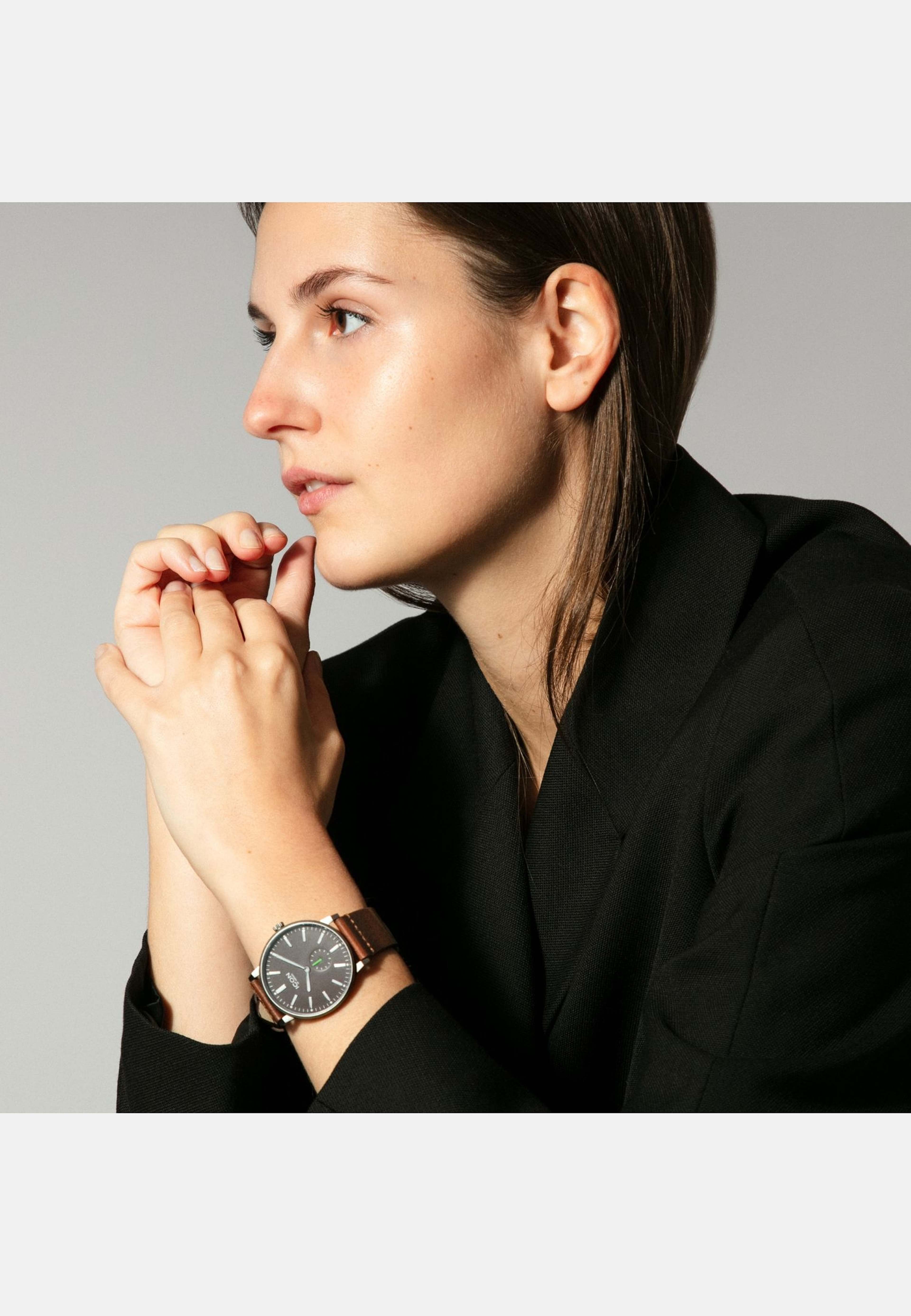 Armbandsur Lee 38 Mm, från Icon of Sweden, i färgen brun. Klicka för att öppna bilden i stort format
