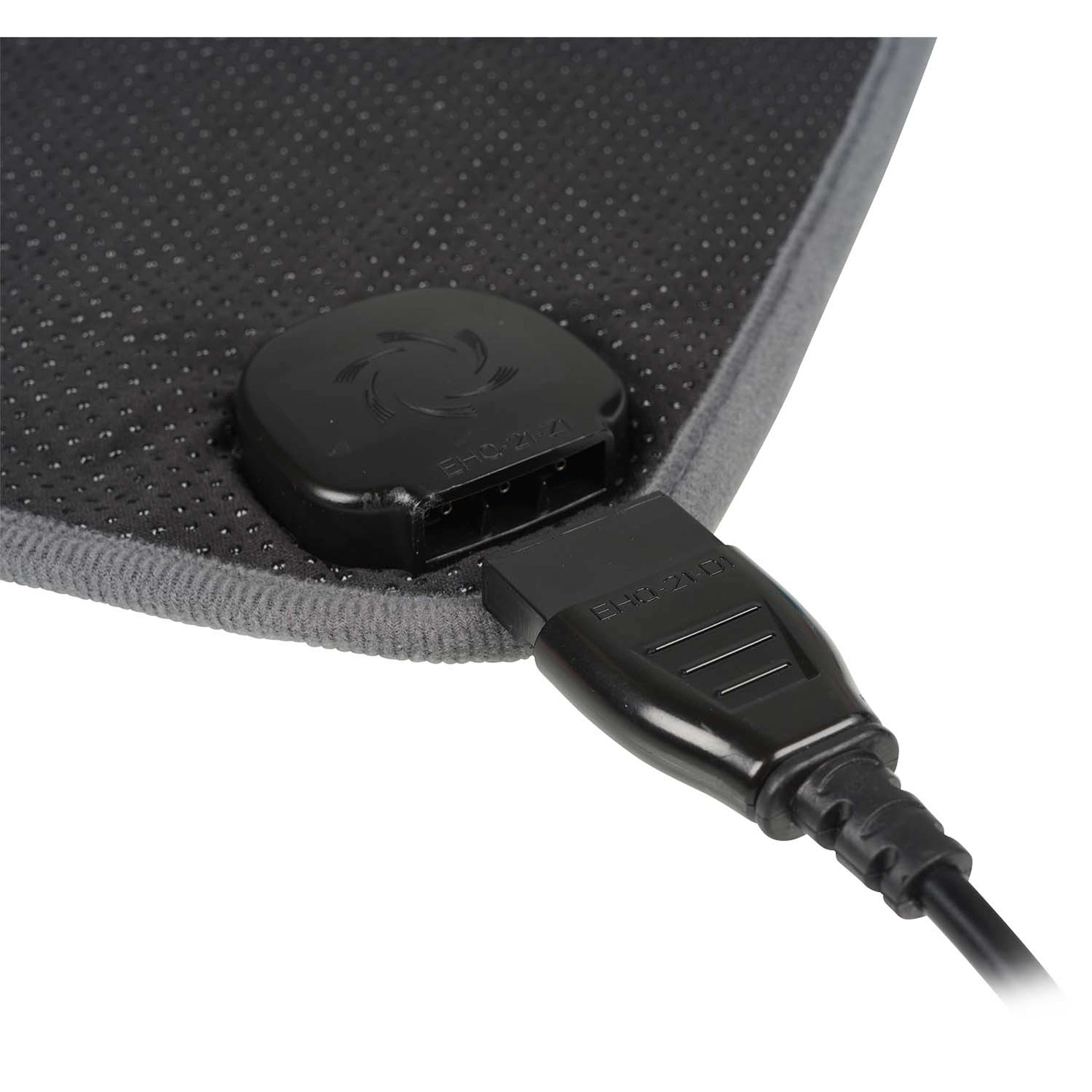 Uppvärmd Stolsdyna  110x40cm Fleece 100w, från Tristar, i färgen grå. Klicka för att öppna bilden i stort format