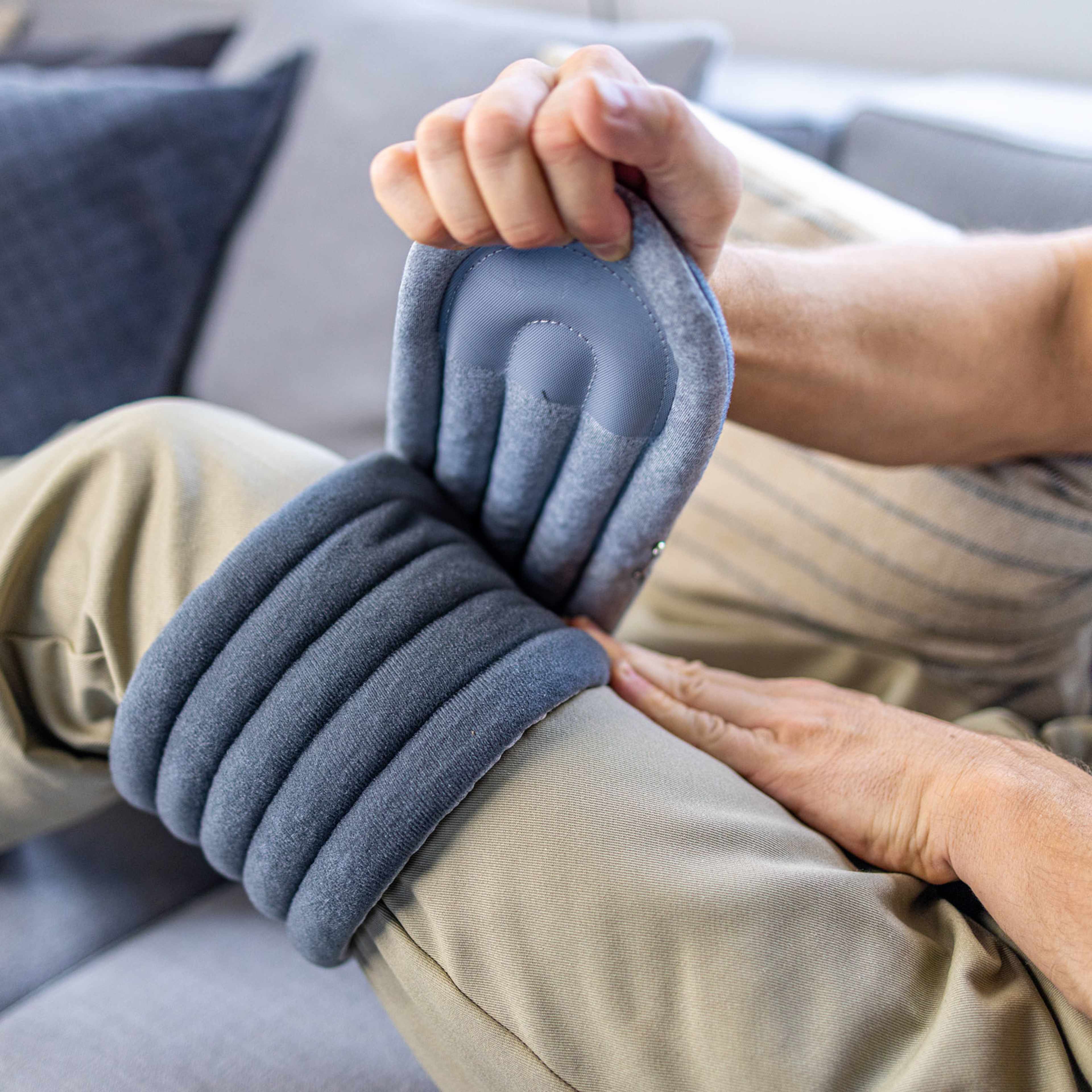 Ryggkompression / Ryggsele Kall Eller  Varm, från Unknown, i färgen grå. Klicka för att öppna bilden i stort format