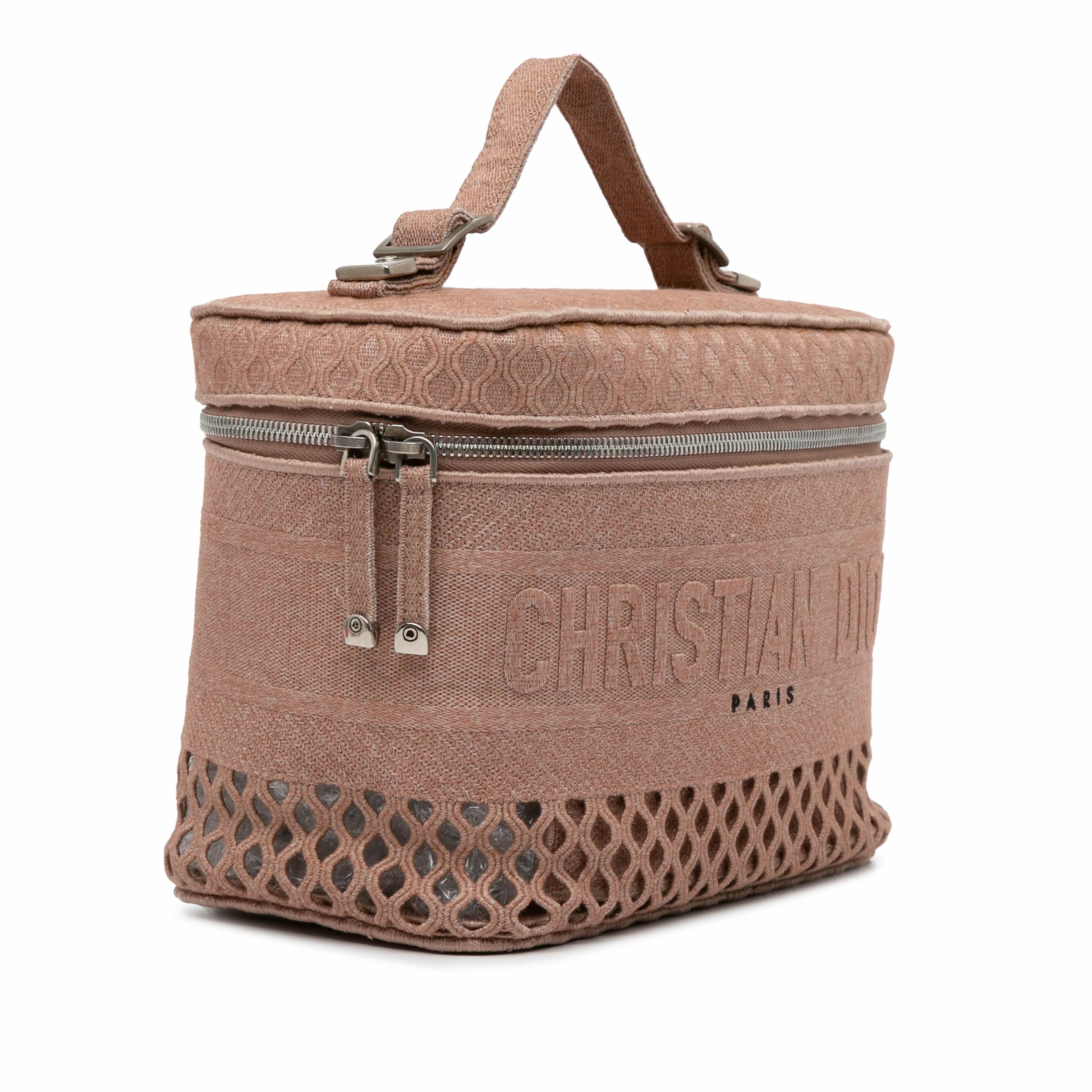 Dior Mesh Embroidered Diortravel Vanity Case