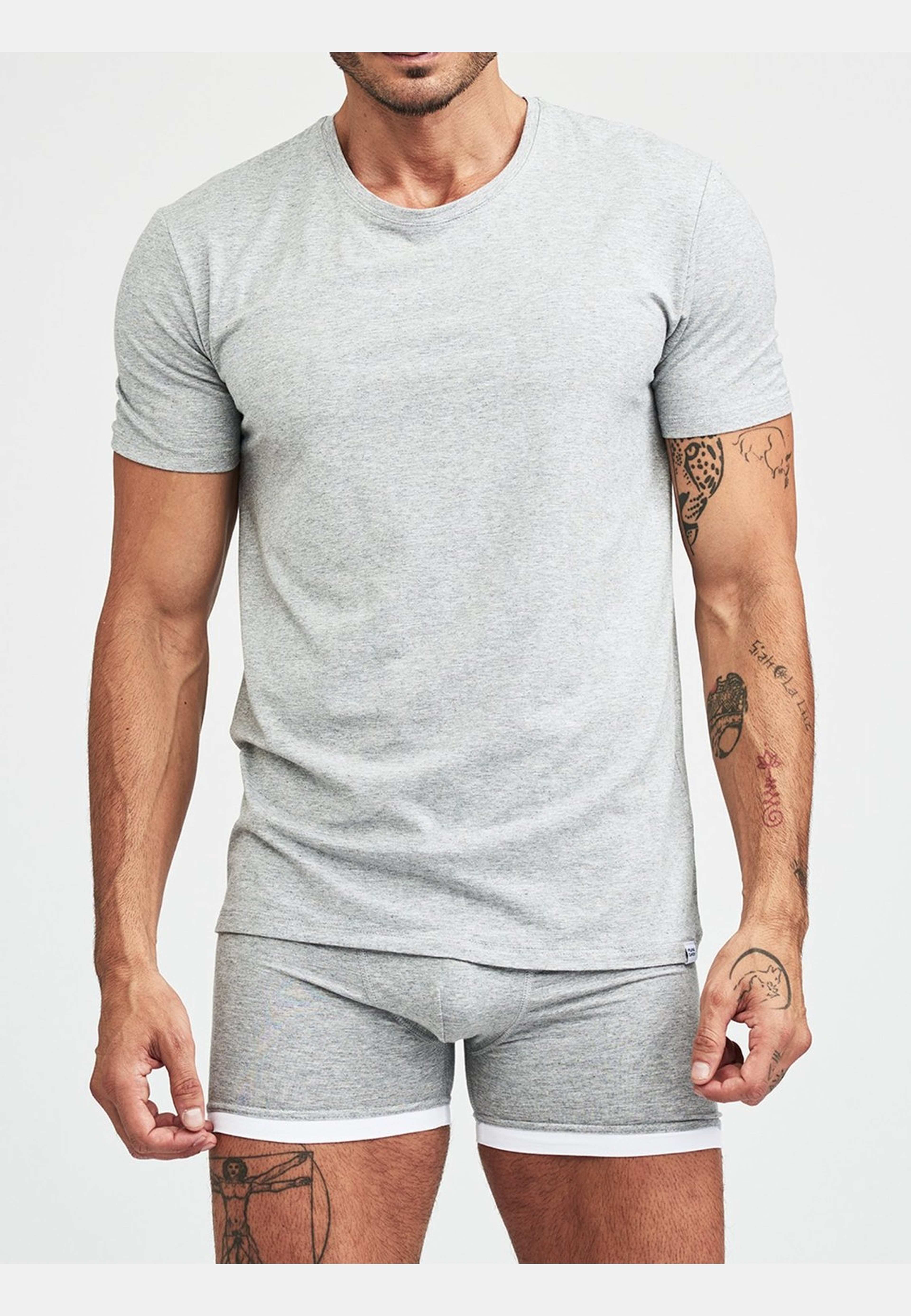 Bamboo Tee, från Frank Dandy, i färgen grey melange. Klicka för att öppna bilden i stort format