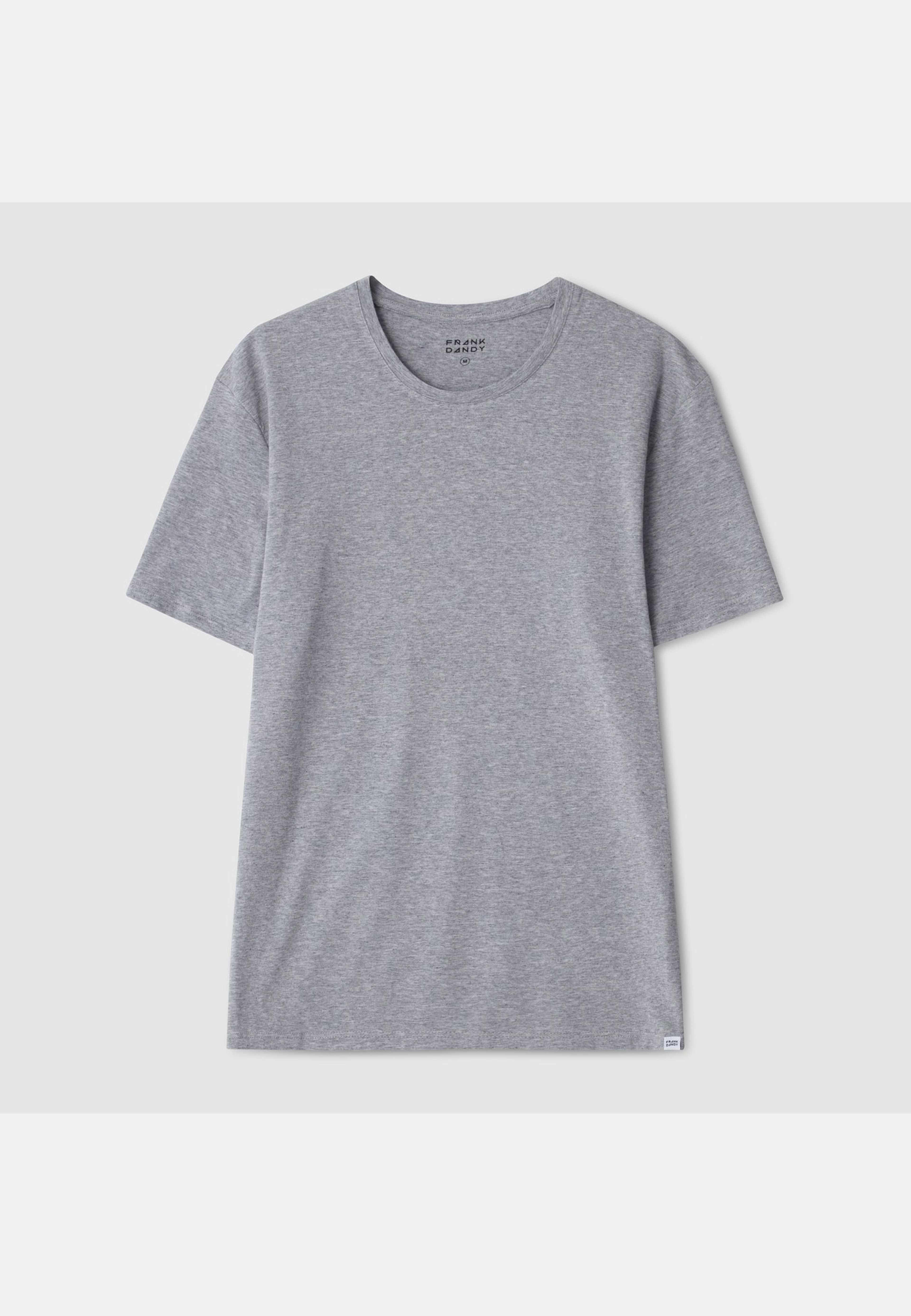 Bamboo Tee, från Frank Dandy, i färgen grey melange. Klicka för att öppna bilden i stort format