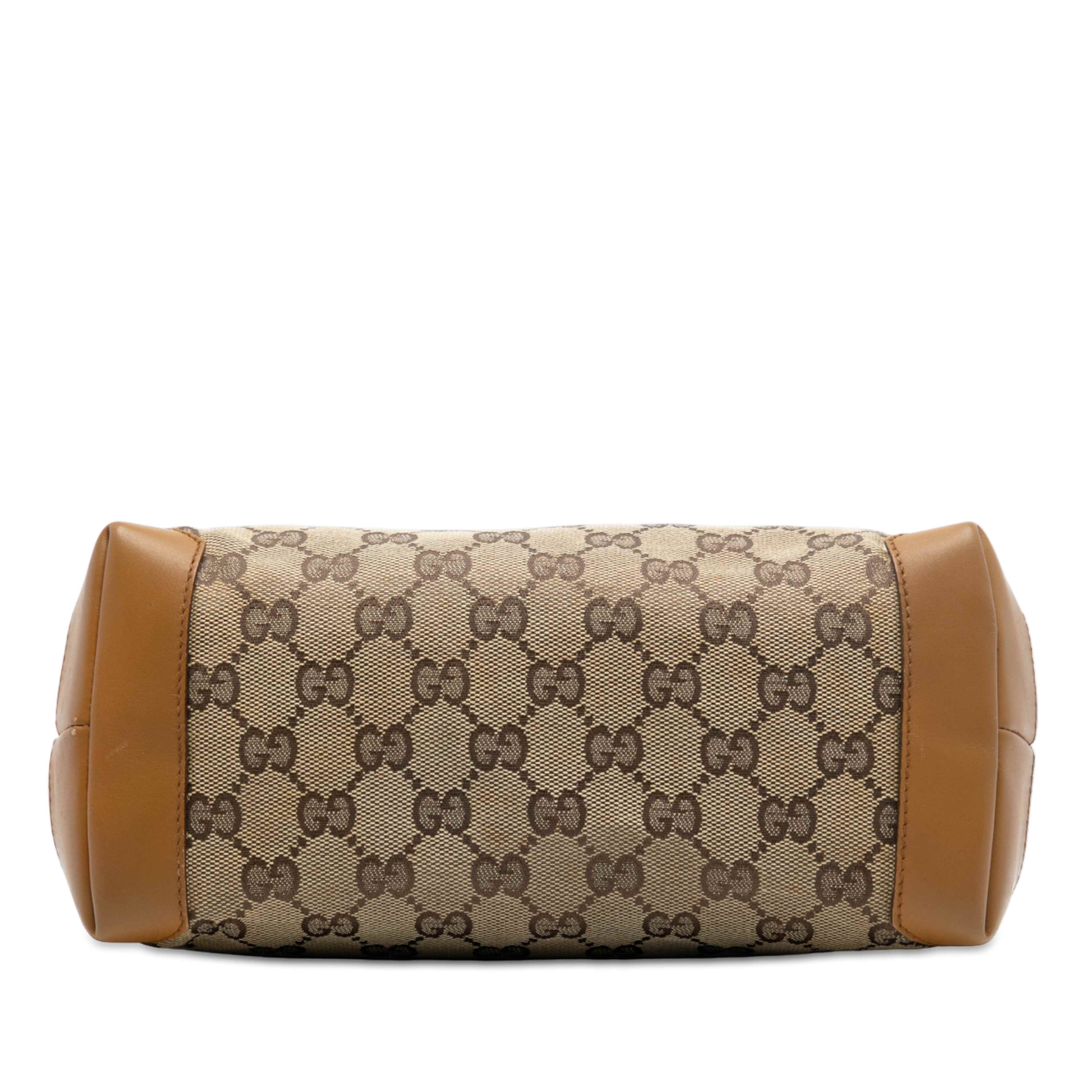 Gucci Gg Canvas Web Shoulder Bag, från Luxclusif, i färgen beige. Klicka för att öppna bilden i stort format