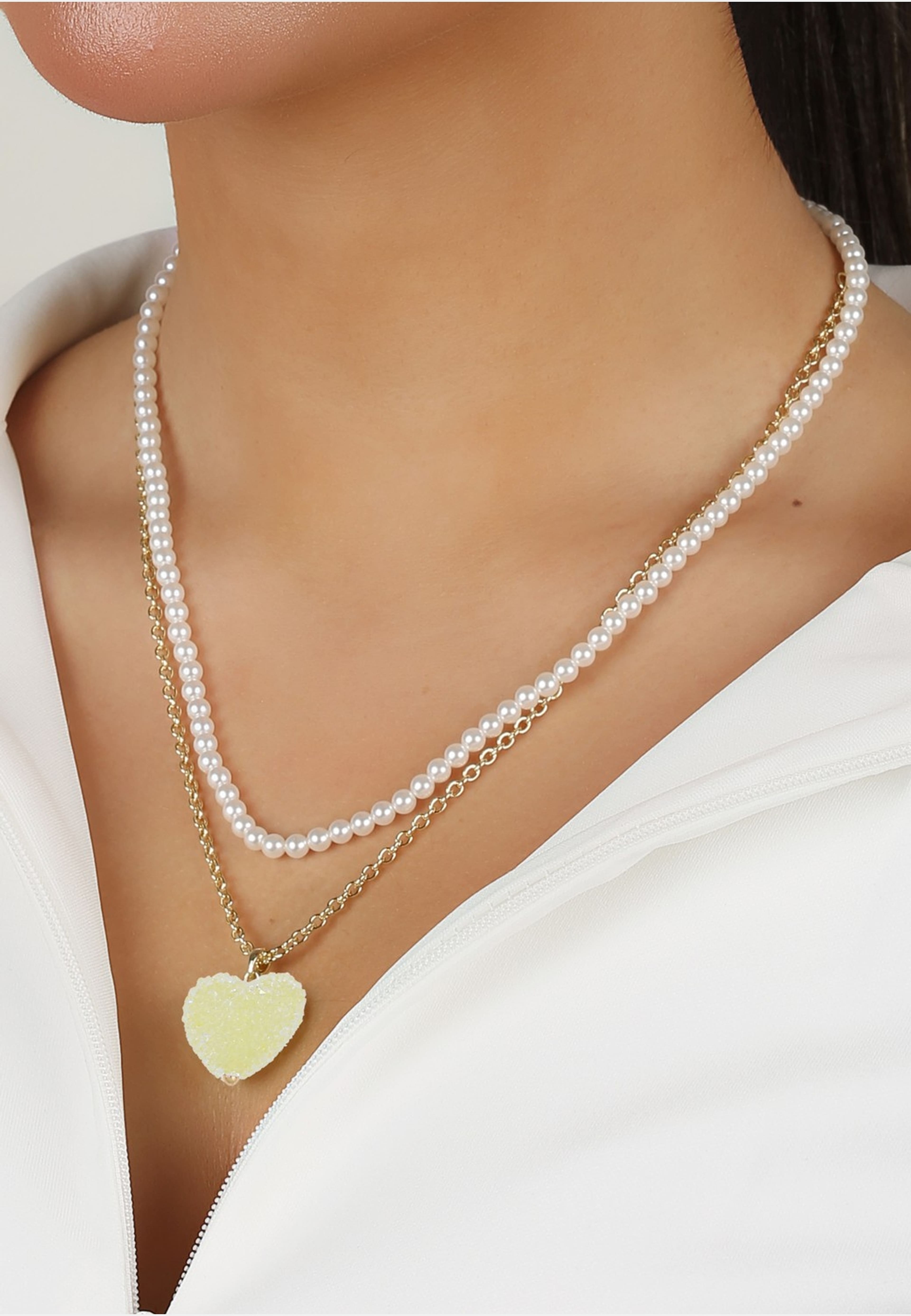 Sugar Hearts Pendant Neck 42