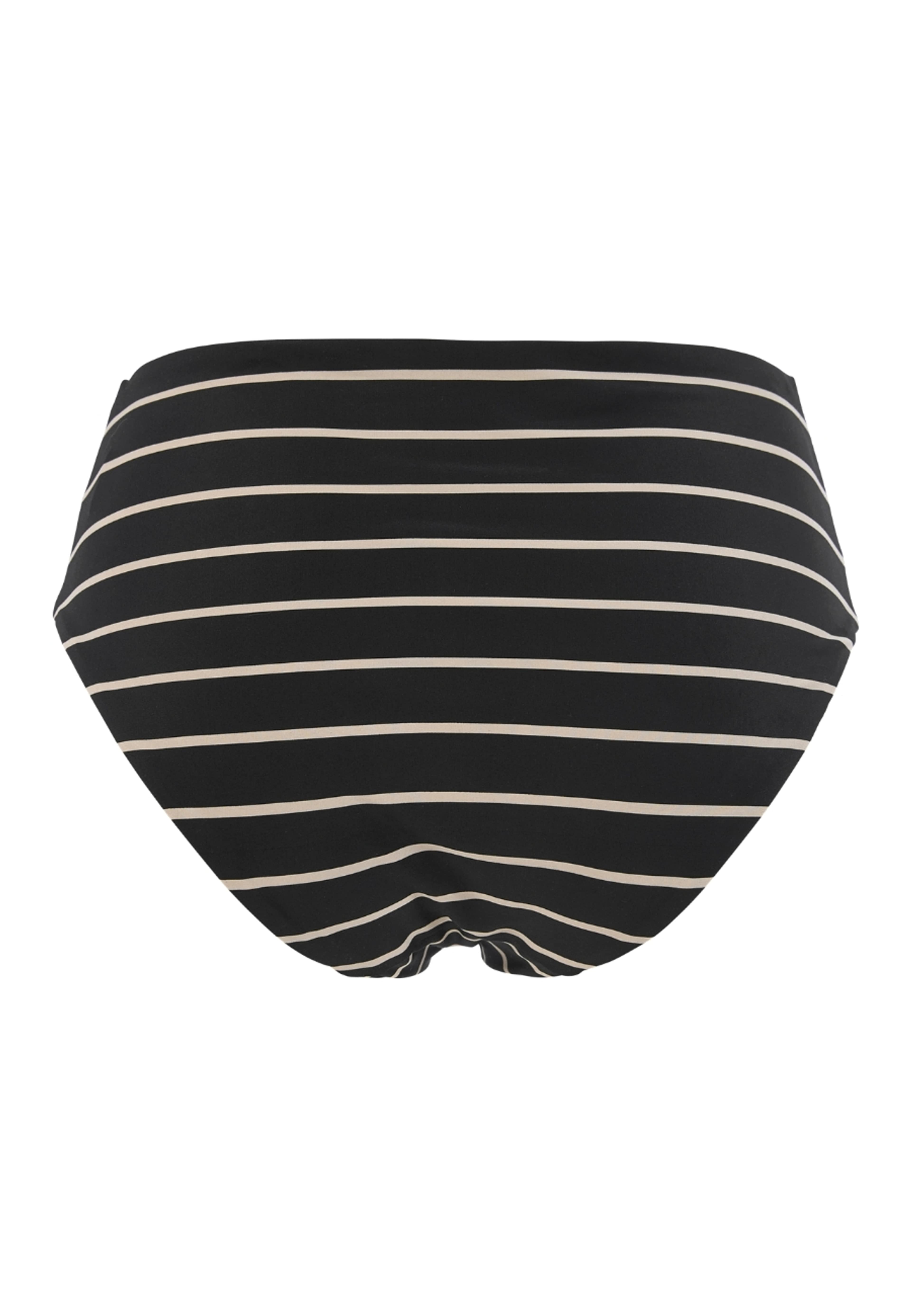 Cuba Bikinitrosa, från Swegmark, i färgen black/beige stripe. Klicka för att öppna bilden i stort format