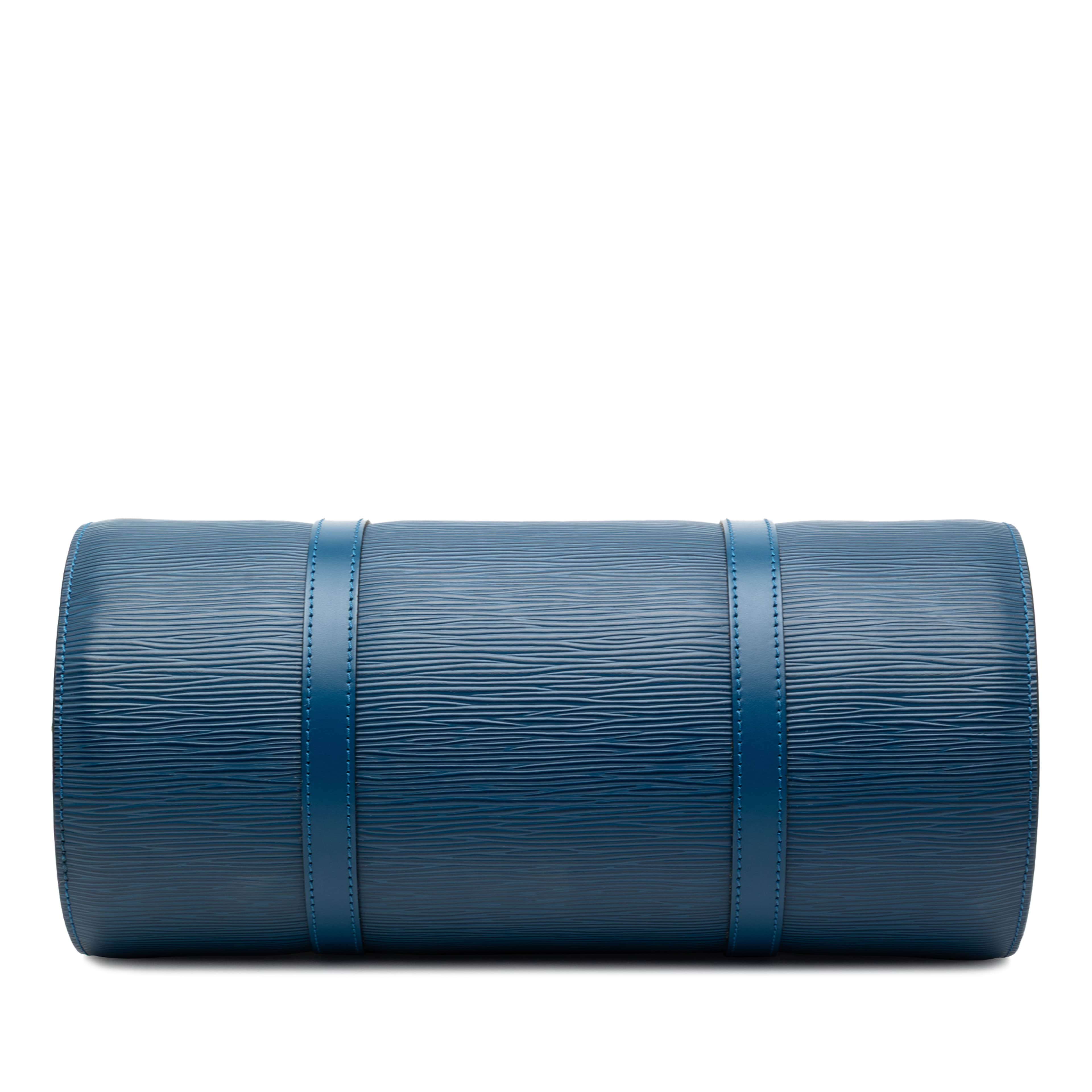 Louis Vuitton Epi Soufflot, från Luxclusif, i färgen blue. Klicka för att öppna bilden i stort format