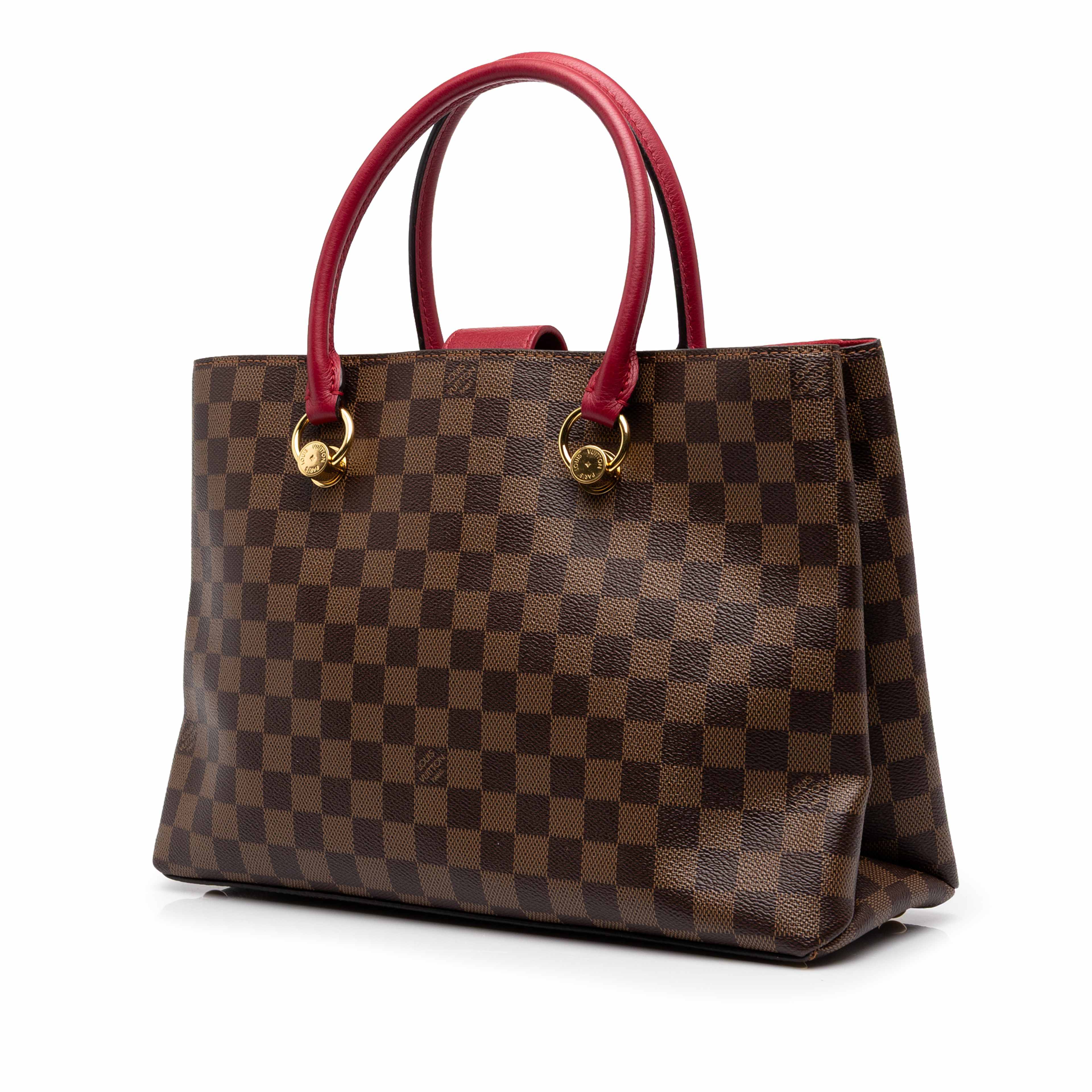 Louis Vuitton Damier Ebene Riverside, från Luxclusif, i färgen brun. Klicka för att öppna bilden i stort format