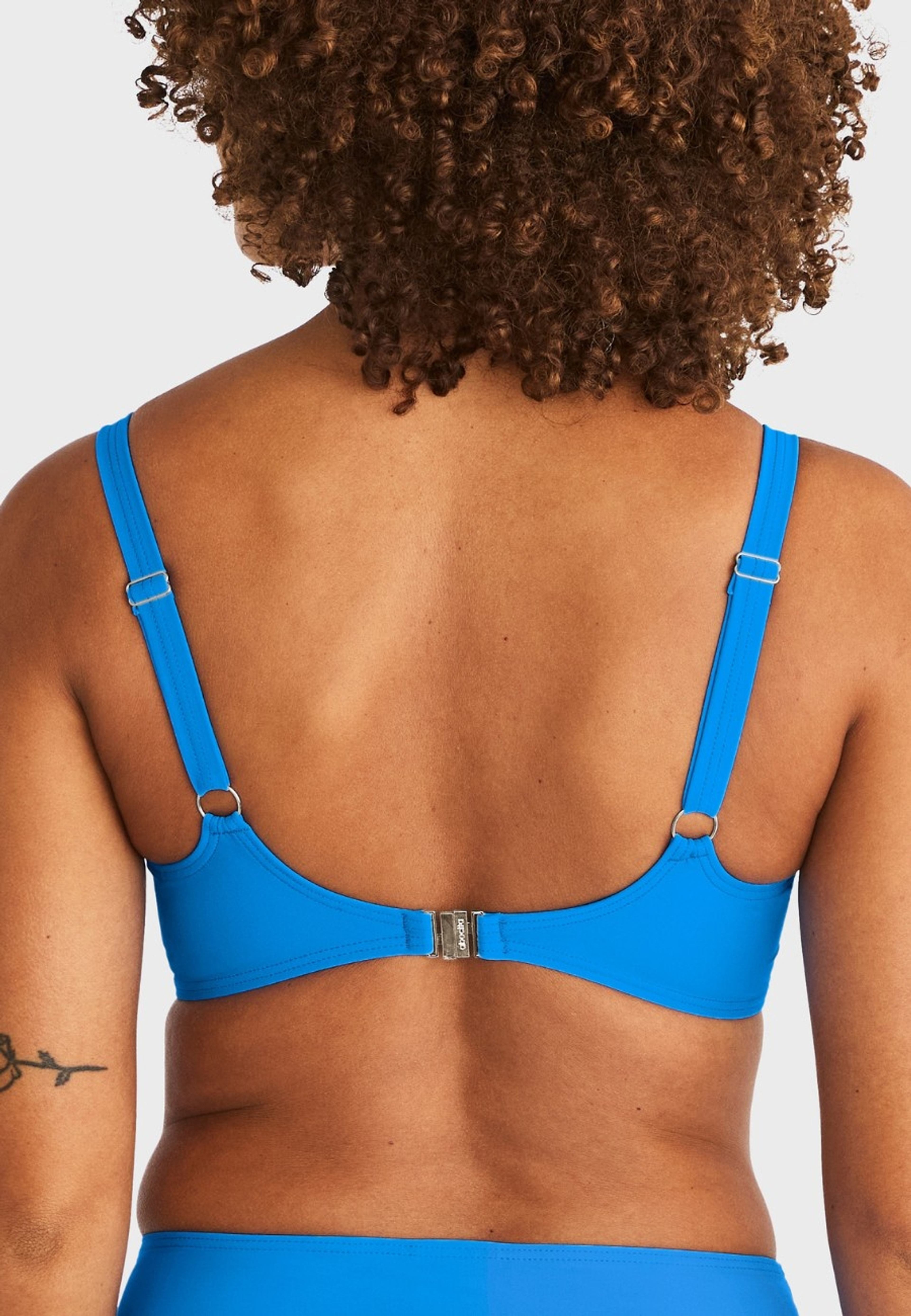 Bahamas Excellent Bikini-bh Med Bygel, från Swegmark, i färgen blå. Klicka för att öppna bilden i stort format