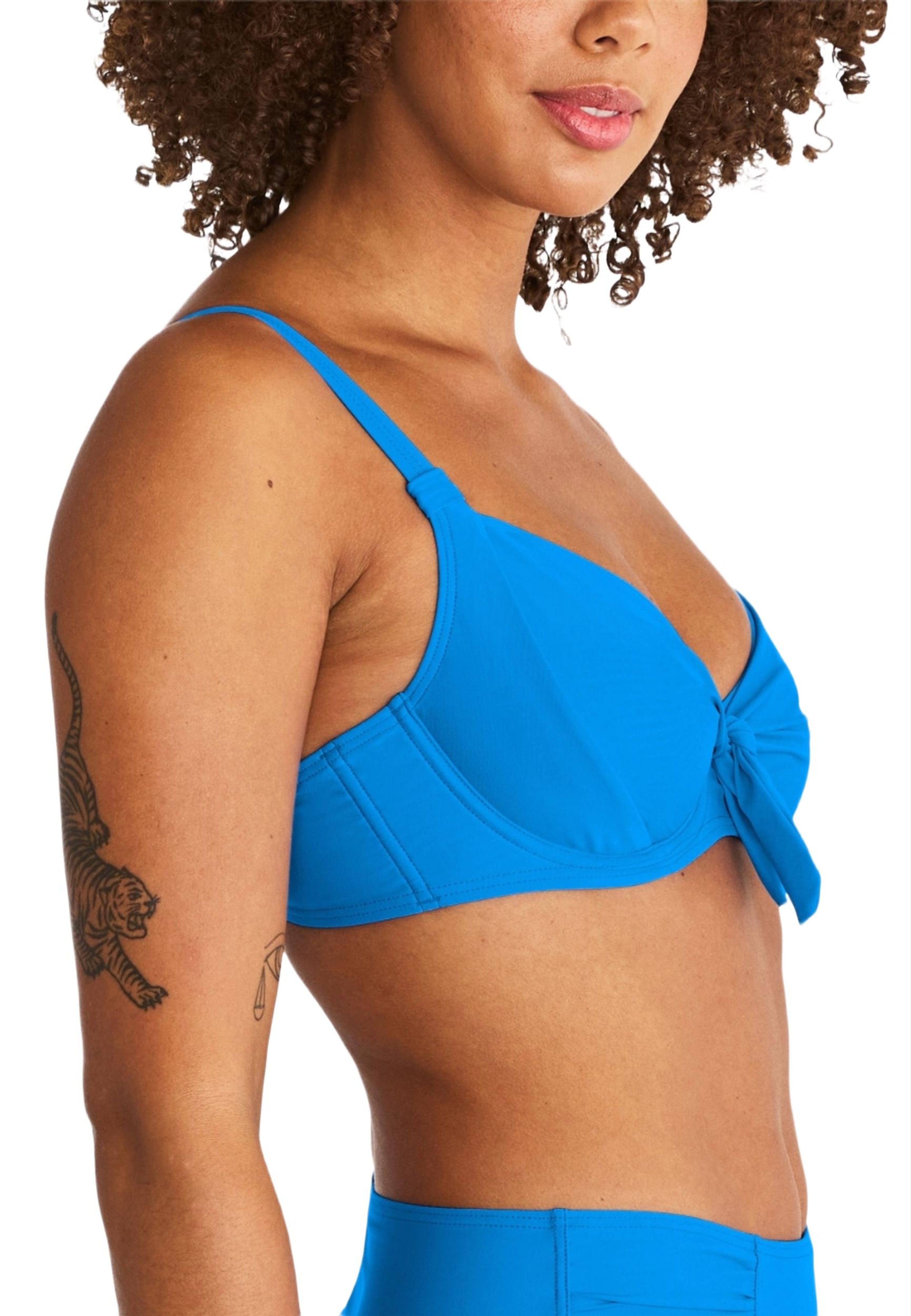 Bahamas Excellent Bikini-bh Med Bygel, från Swegmark, i färgen ibiza blue. Klicka för att öppna bilden i stort format
