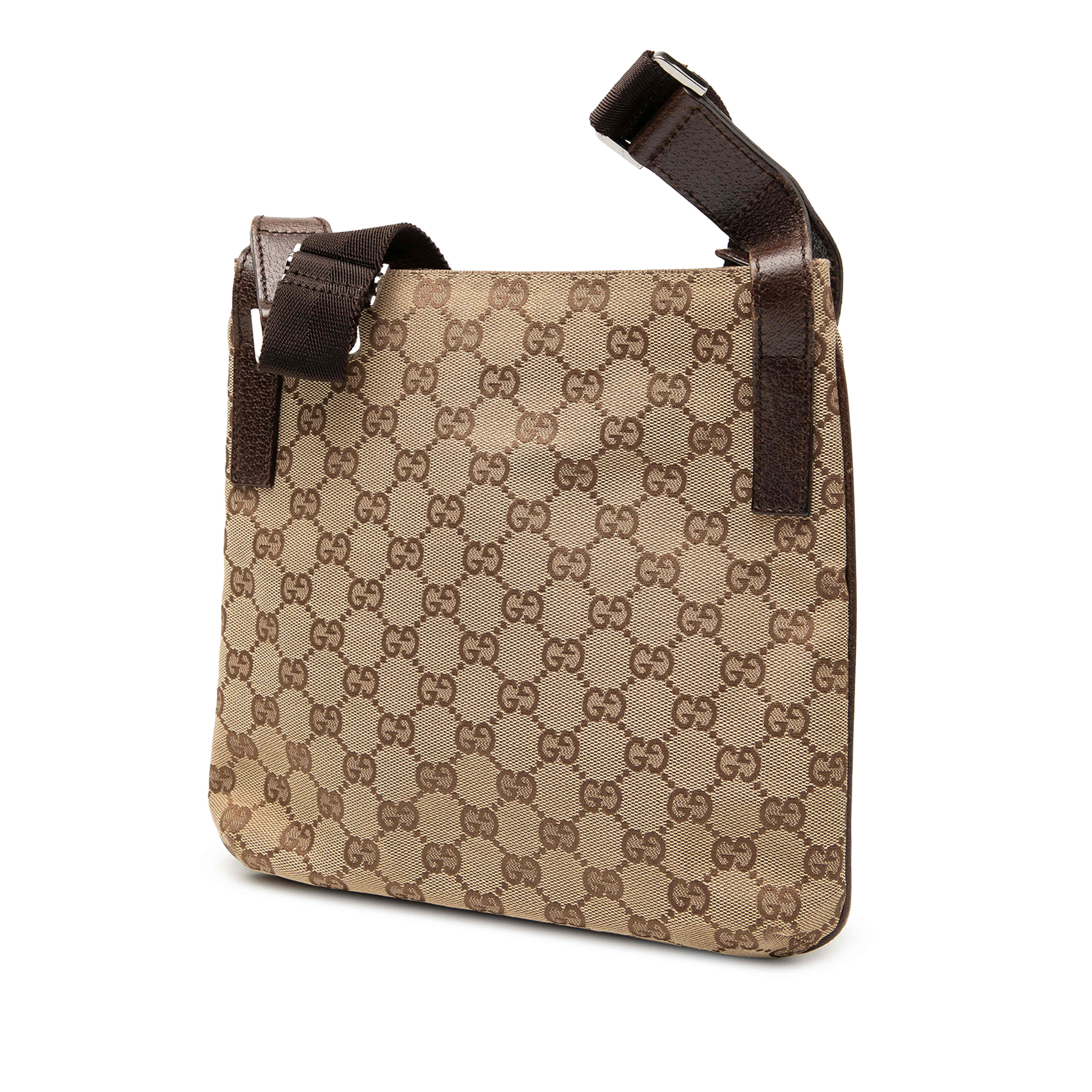 Gucci Gg Canvas Crossbody, från Luxclusif, i färgen beige. Klicka för att öppna bilden i stort format