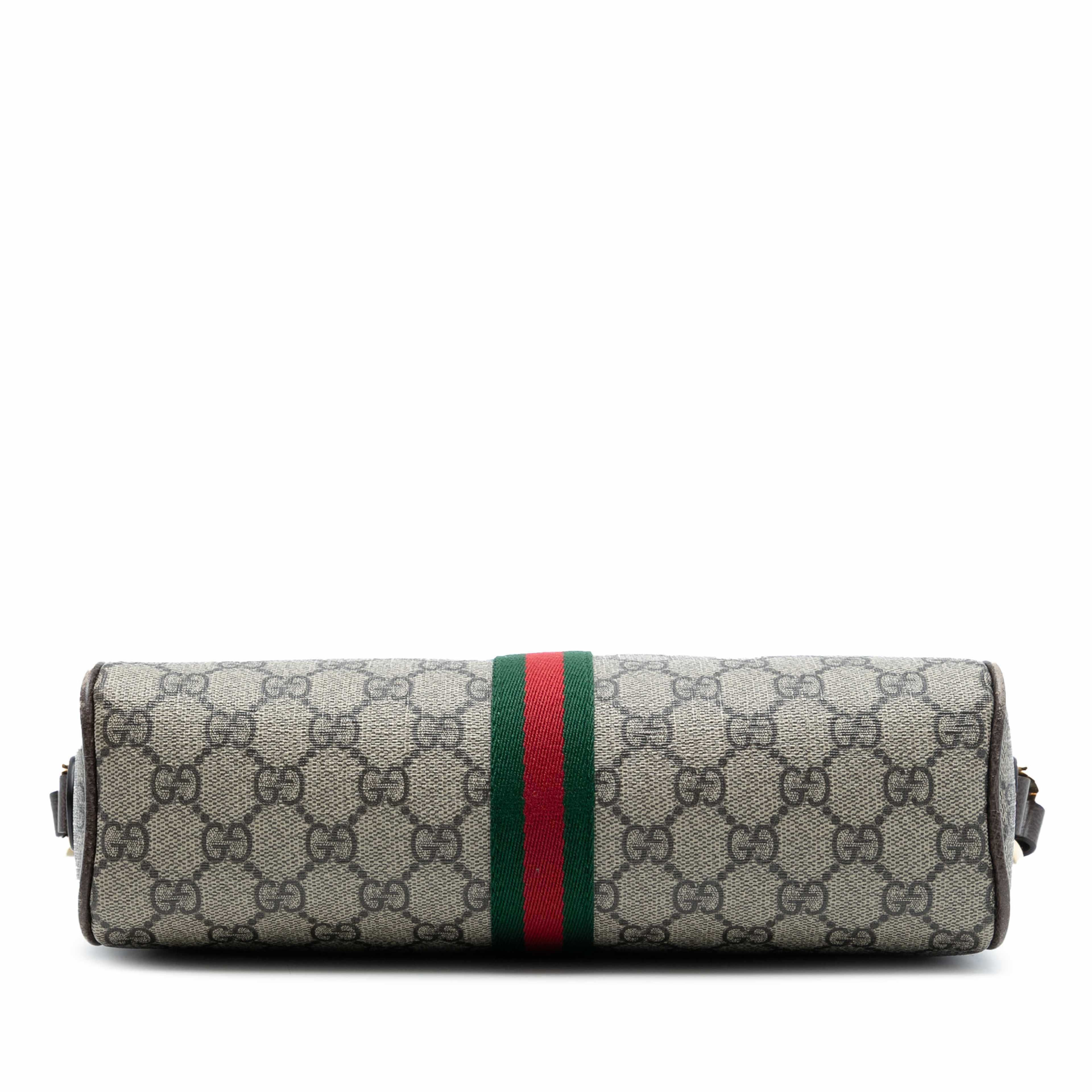 Gucci Gg Supreme Ophidia Crossbody, från Luxclusif, i färgen beige. Klicka för att öppna bilden i stort format
