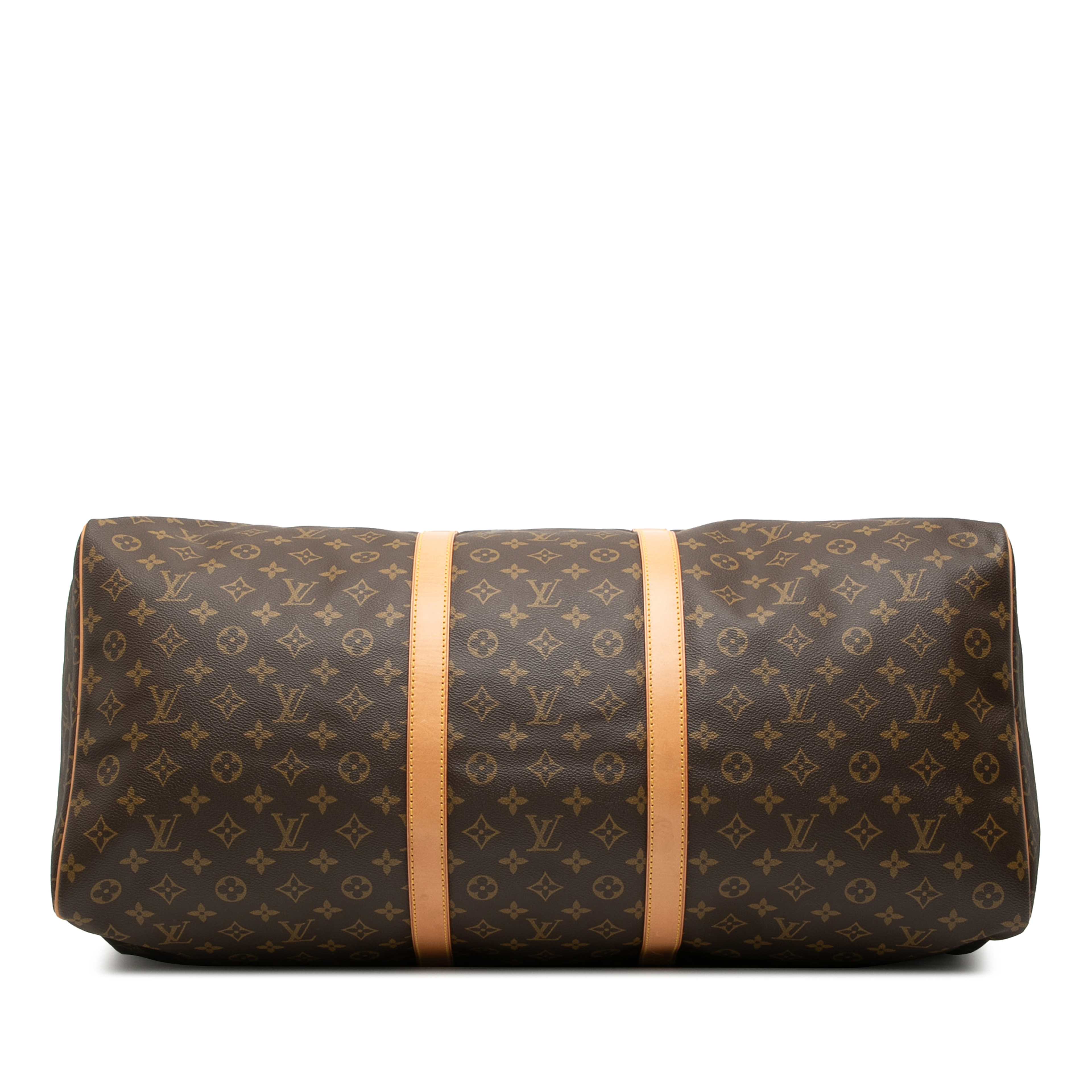 Louis Vuitton Monogram Keepall 60, från Luxclusif, i färgen brown. Klicka för att öppna bilden i stort format
