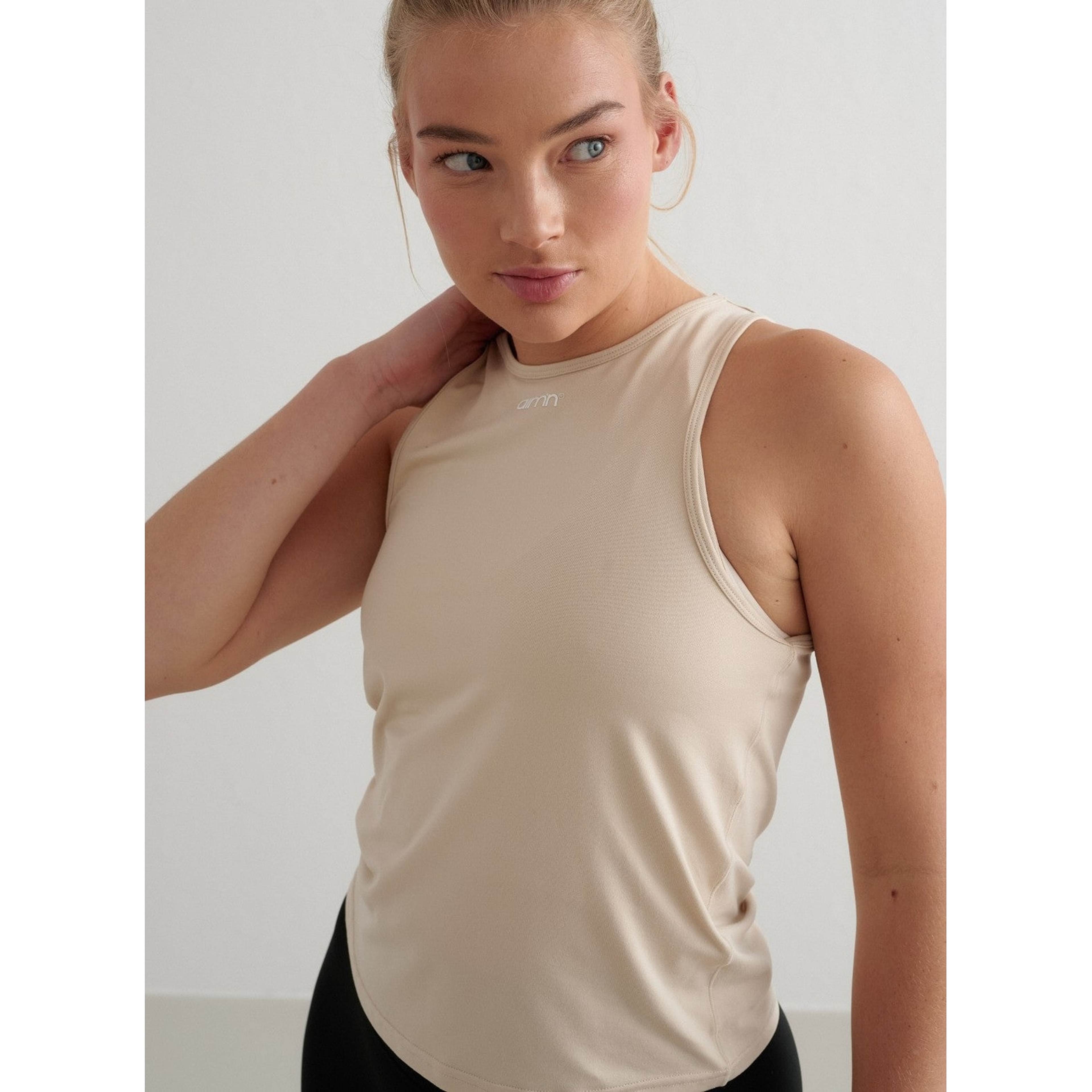 Café Au Lait Soft Basic Singlet