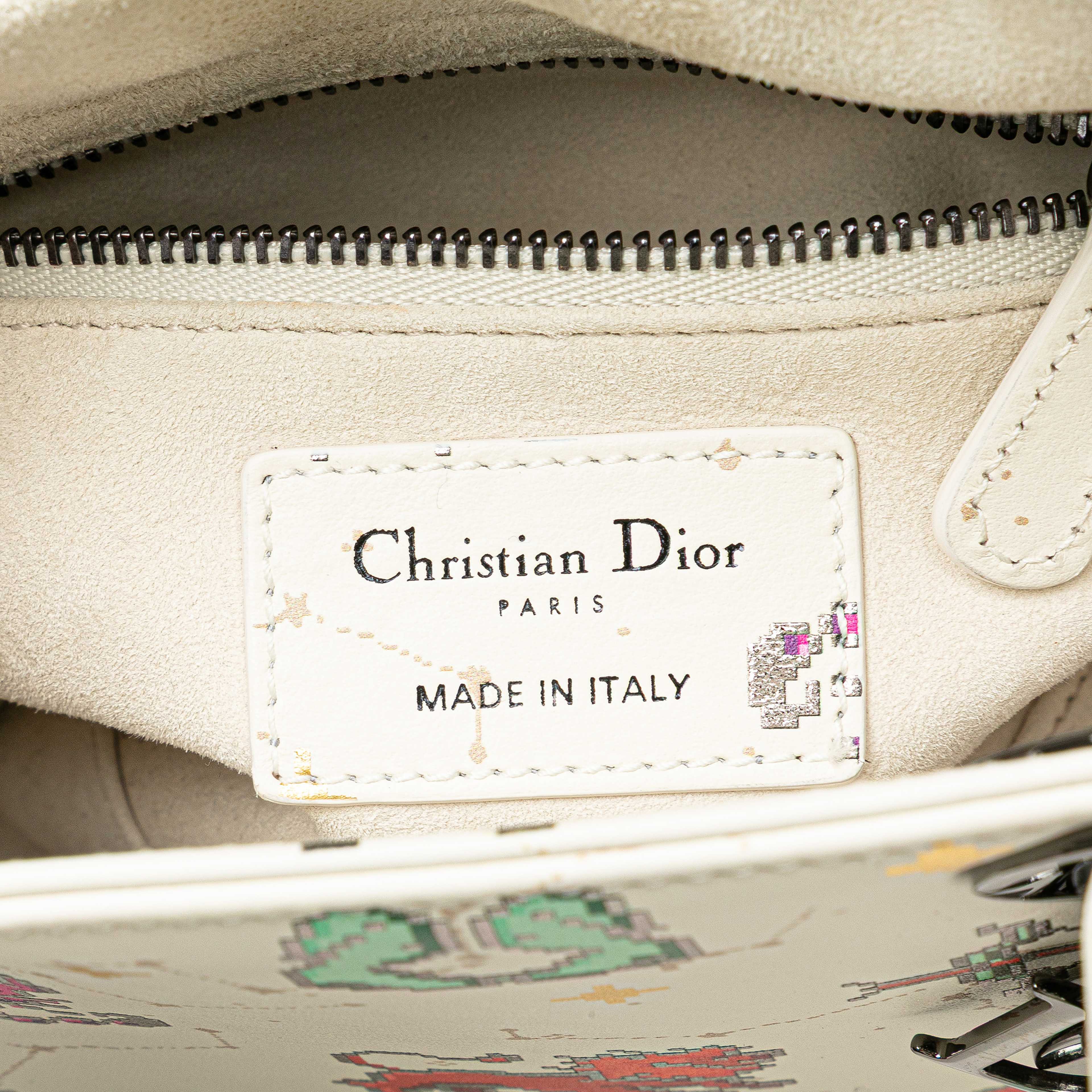 Dior Mini Calfskin Pixel Zodiac Lady Dior