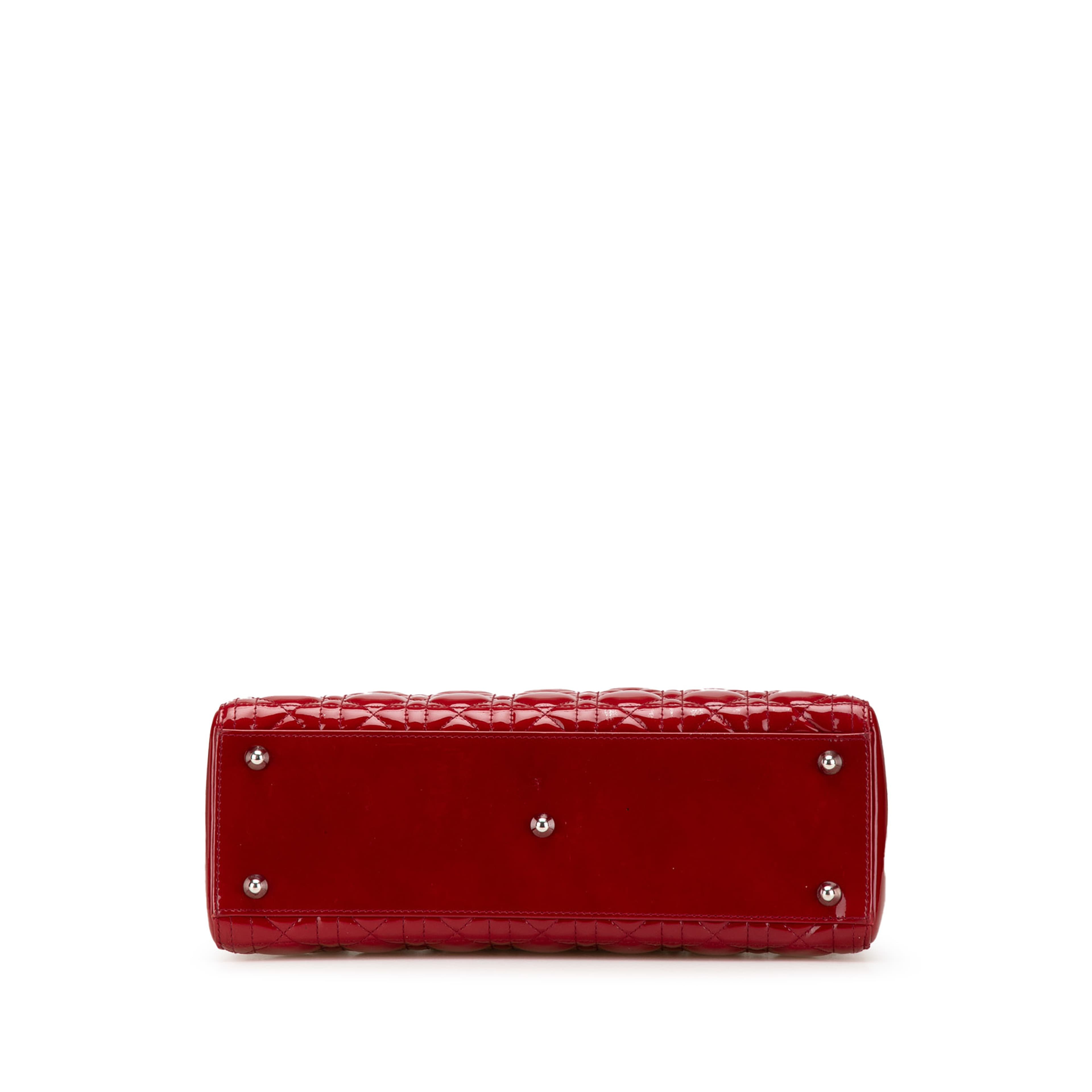Dior Large Patent Cannage Lady Dior