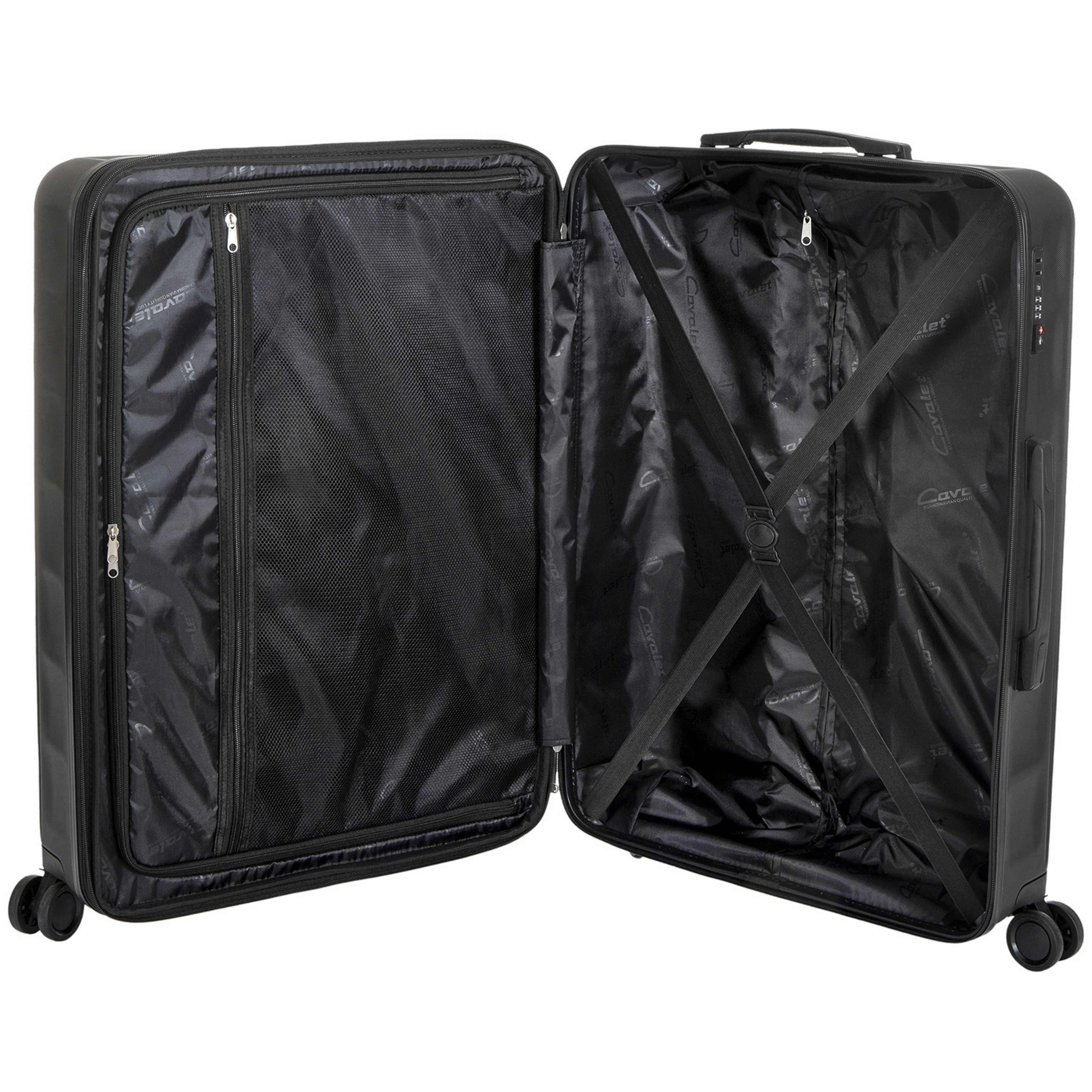 Resväskor 3-set Ystad, från Cavalet, i färgen svart. Klicka för att öppna bilden i stort format