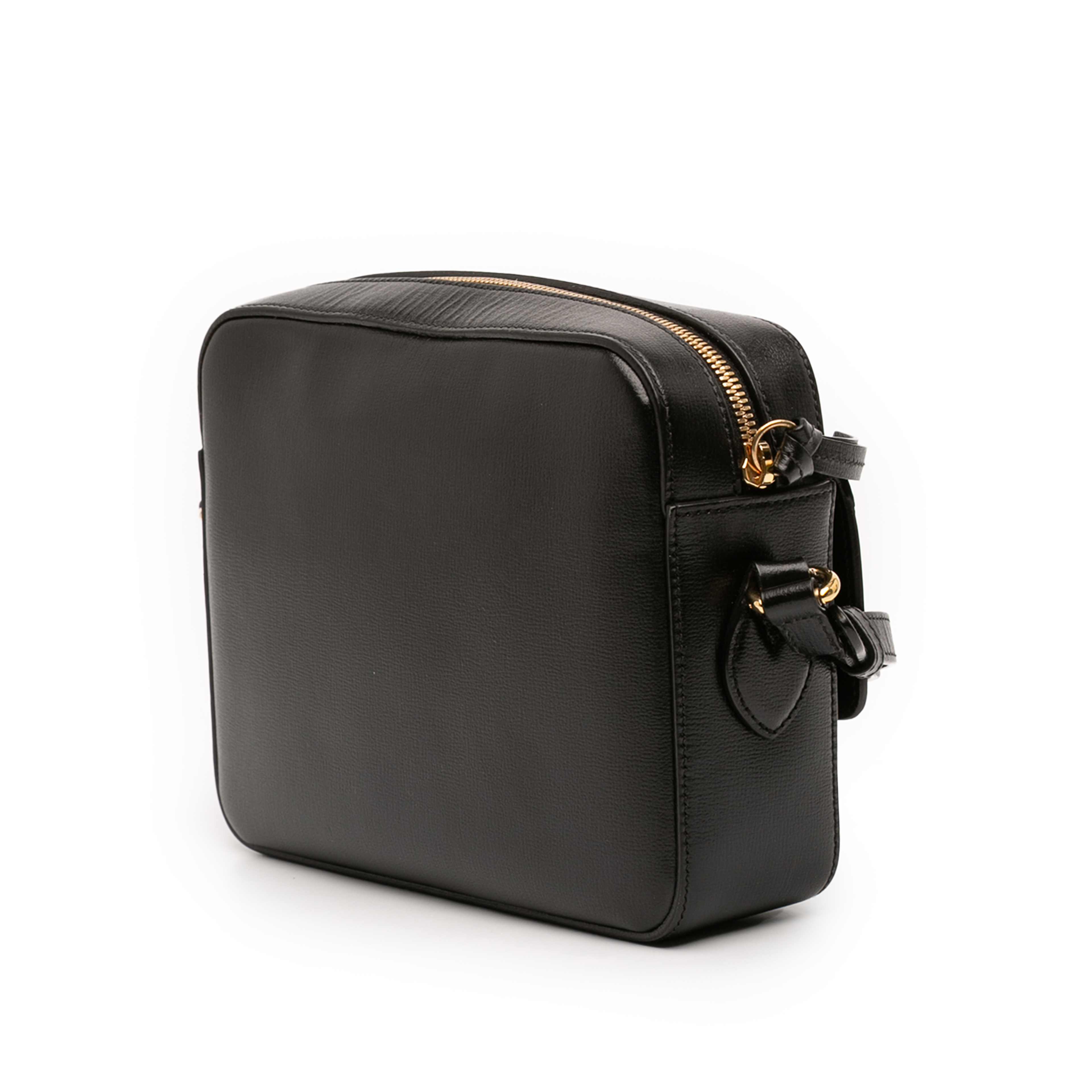 Gucci Small Leather Horsebit 1955 Camera Bag, från Luxclusif, i färgen black. Klicka för att öppna bilden i stort format