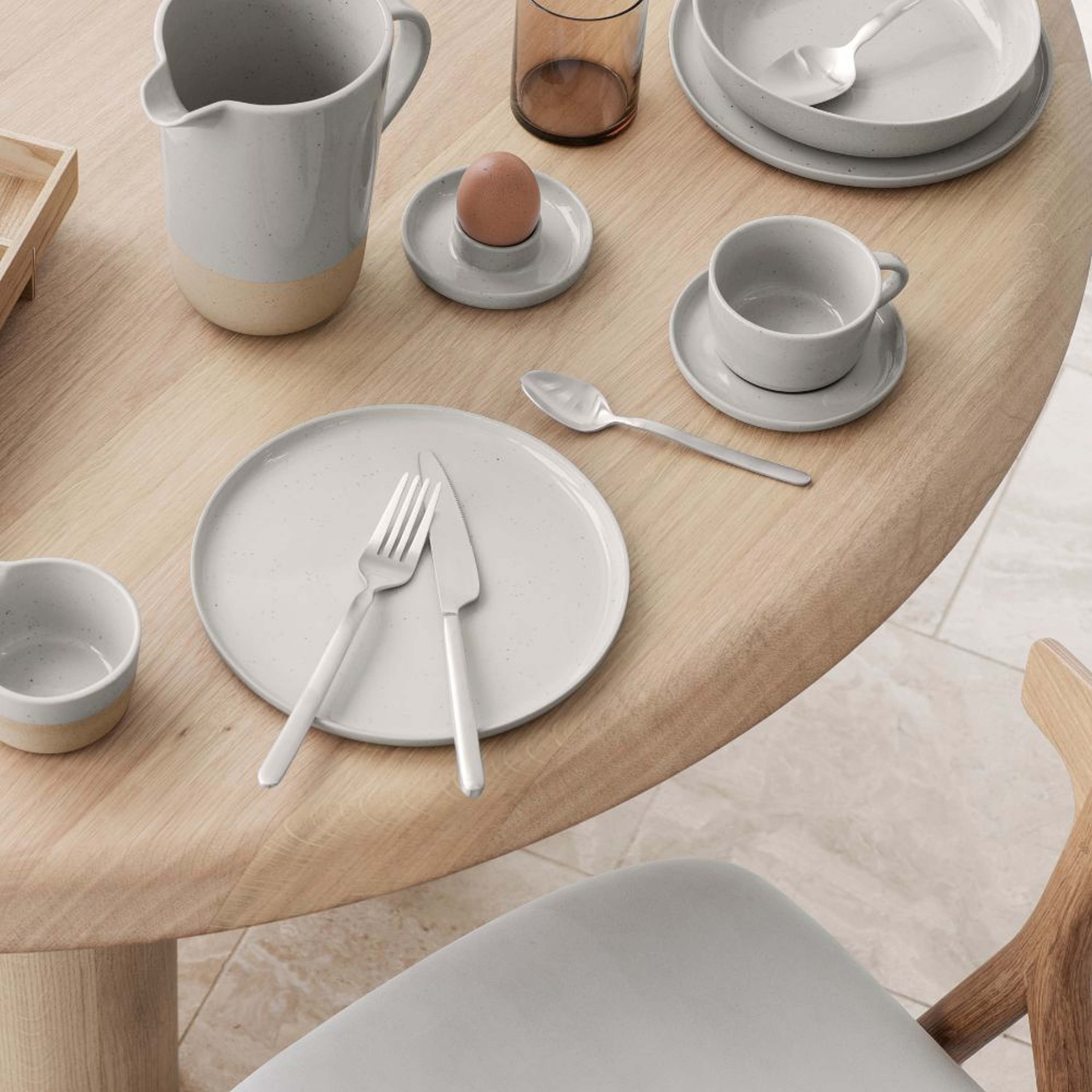 SABLO Set 2 St Kaffekoppar & Fat, Stengods