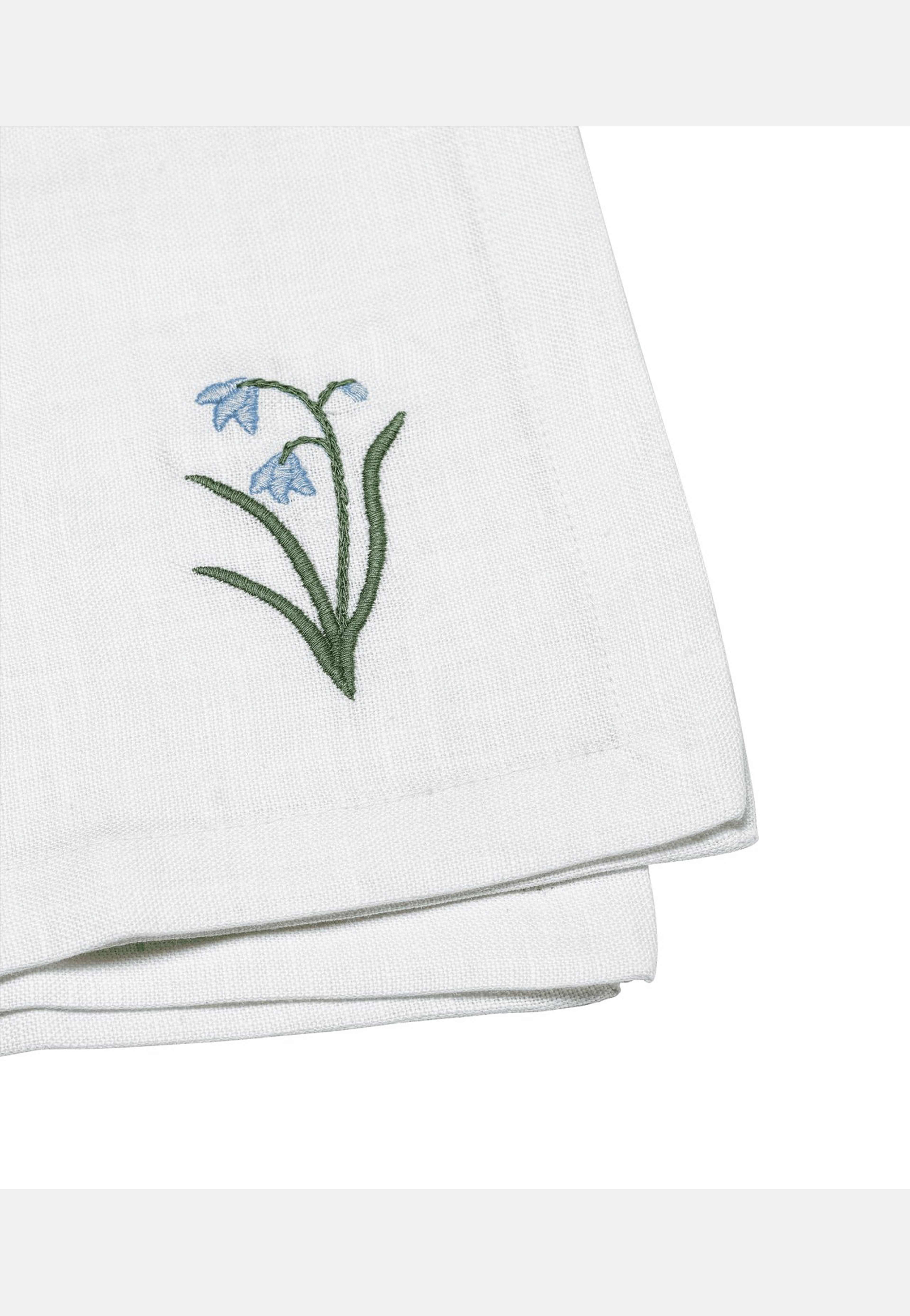 Bouquet Servett - 45x45 Cm, från Pick A Poppy, i färgen light blue. Klicka för att öppna bilden i stort format