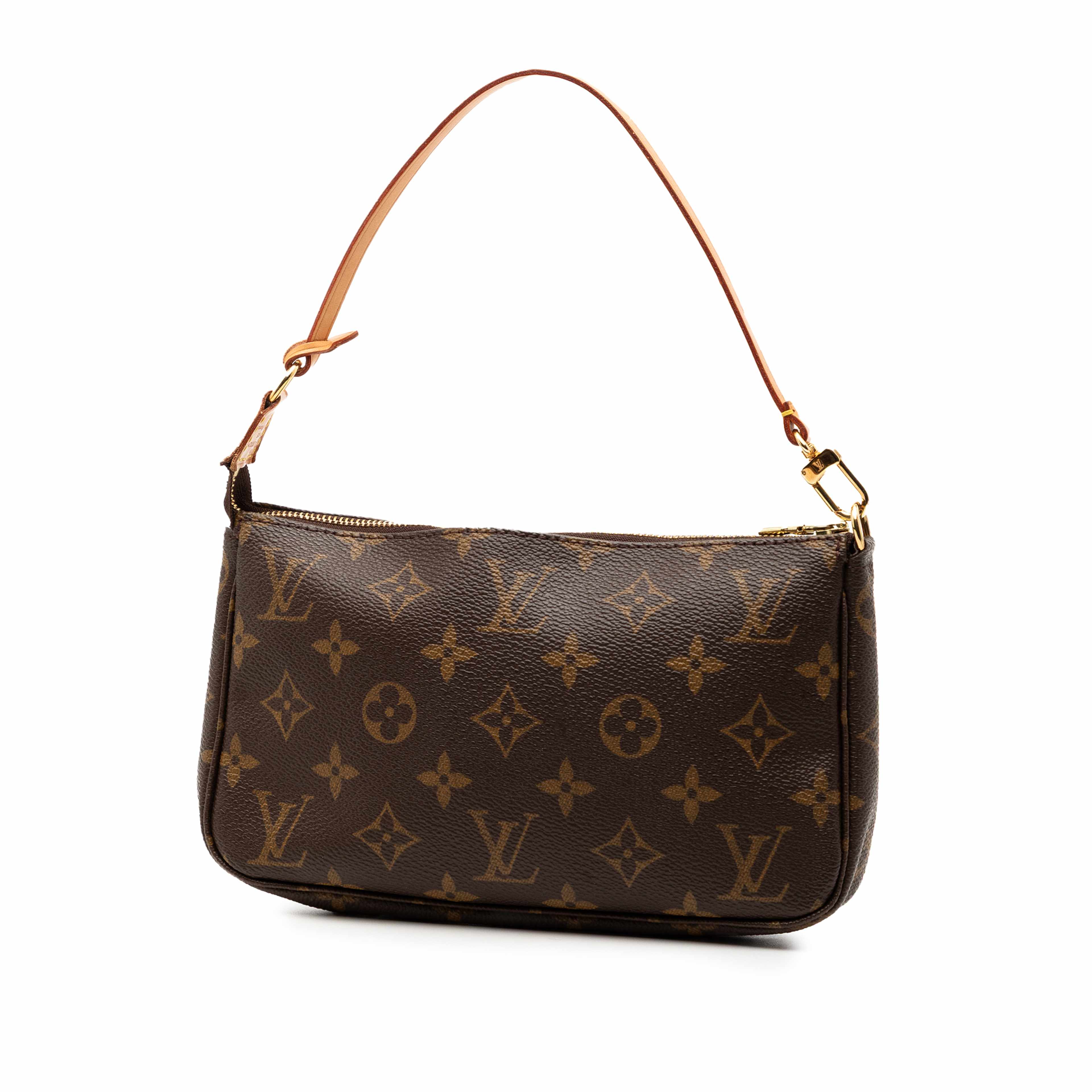 Louis Vuitton Monogram Pochette Accessoires, från Luxclusif, i färgen brown. Klicka för att öppna bilden i stort format
