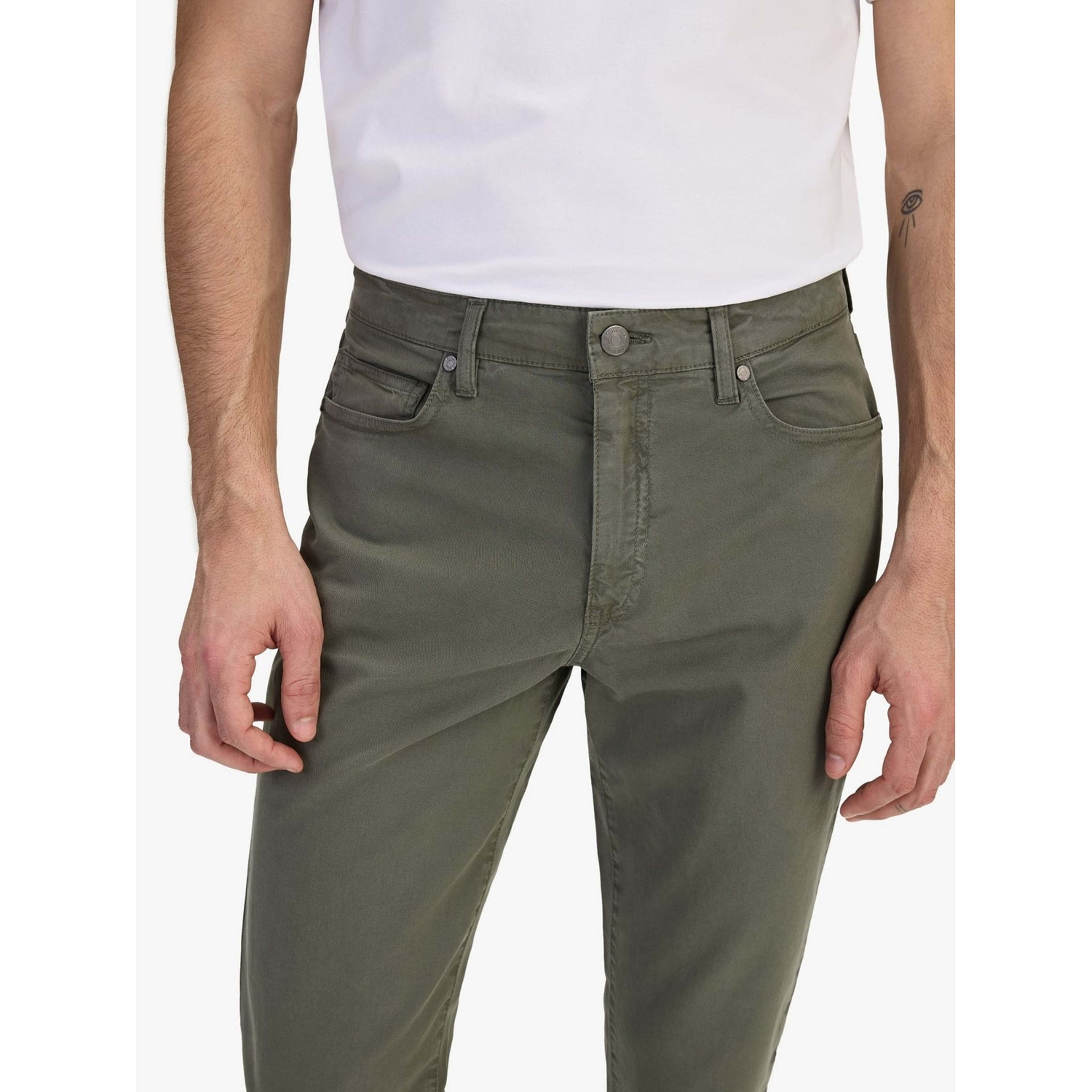 Cotton Solid 5-pocket Trousers (henri)