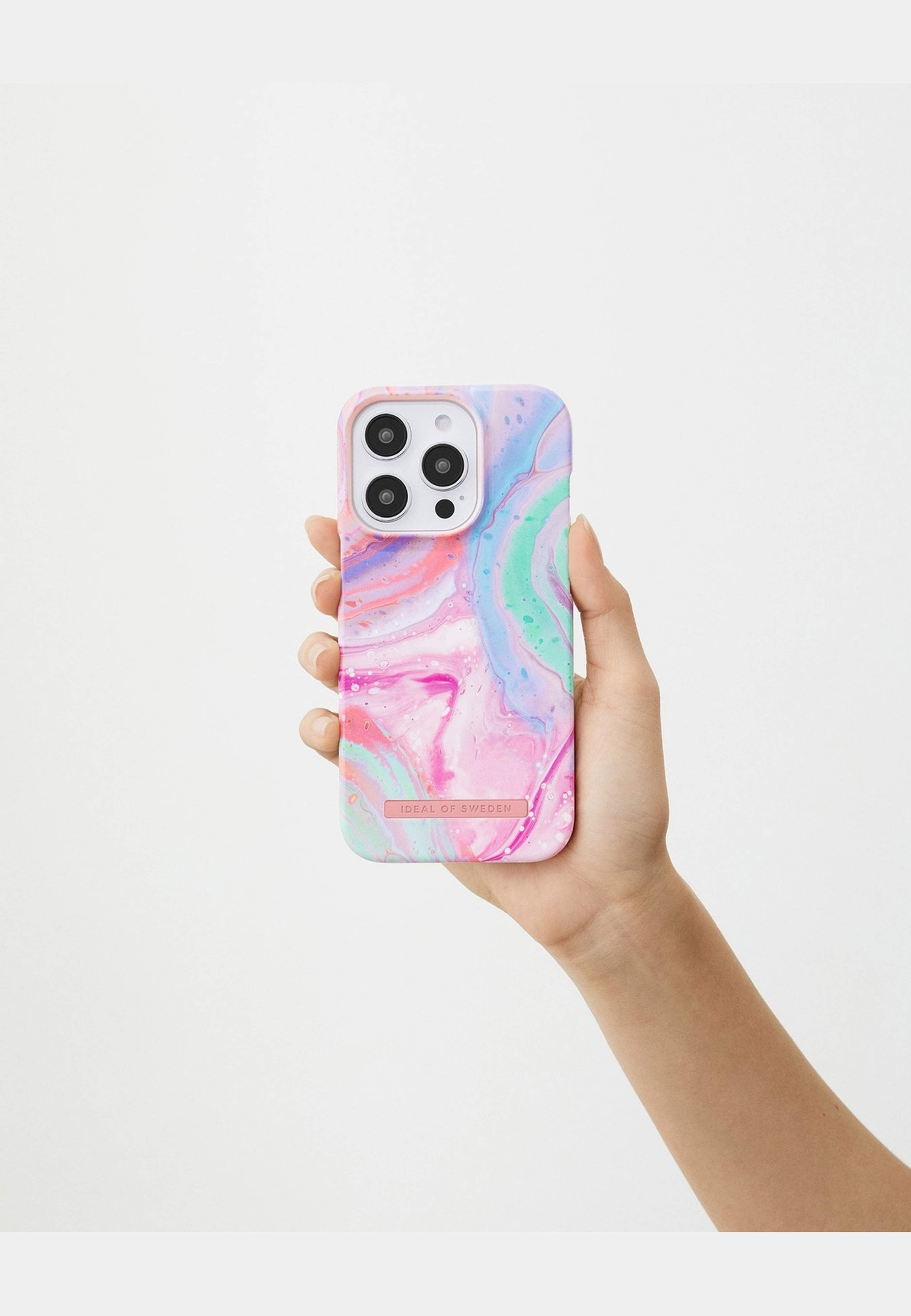 Printed Case Magsafe Iphone Pastel Marble, från Ideal Of Sweden, i färgen multi. Klicka för att öppna bilden i stort format