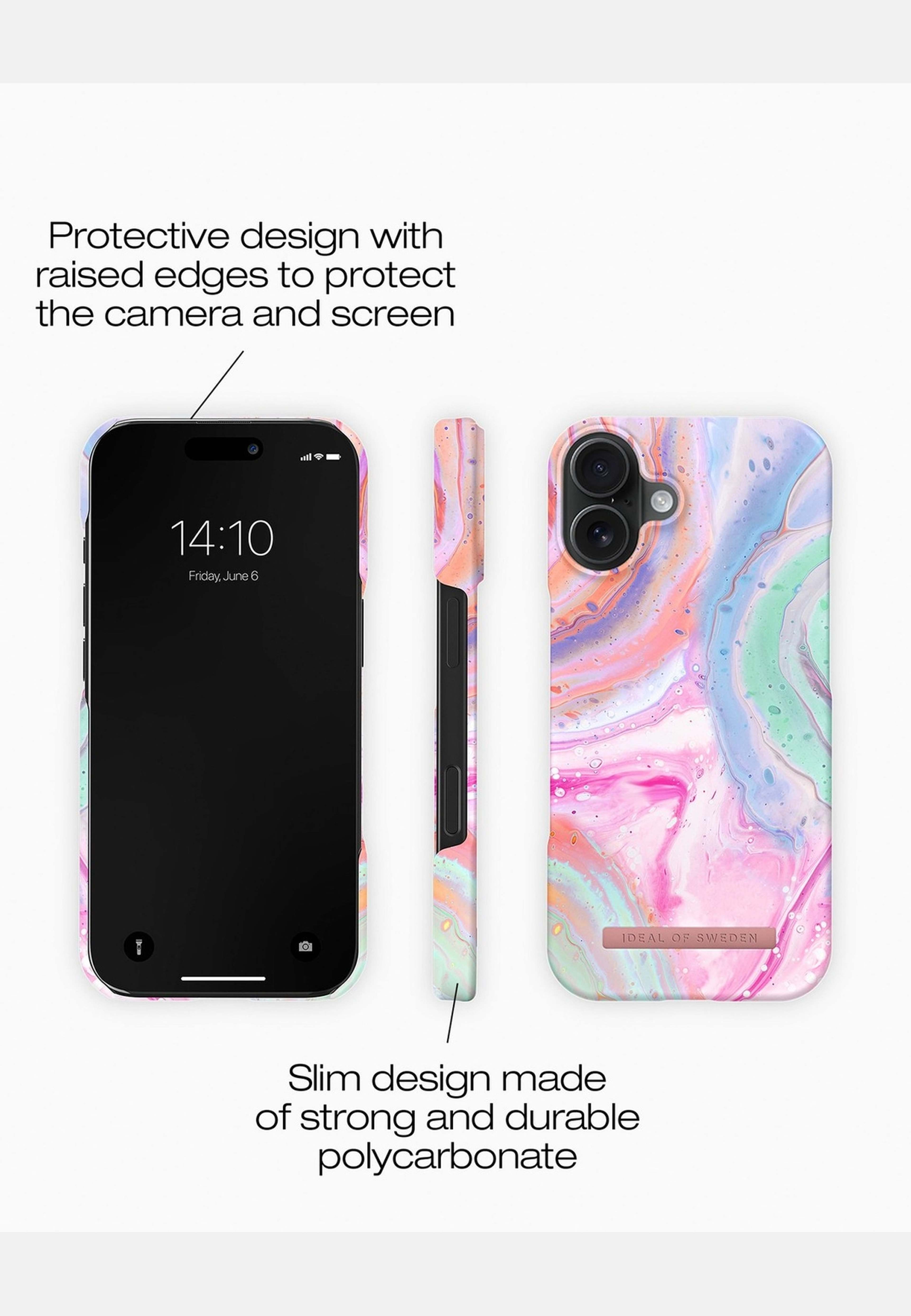 Printed Case Magsafe Iphone Pastel Marble, från Ideal Of Sweden, i färgen multi. Klicka för att öppna bilden i stort format