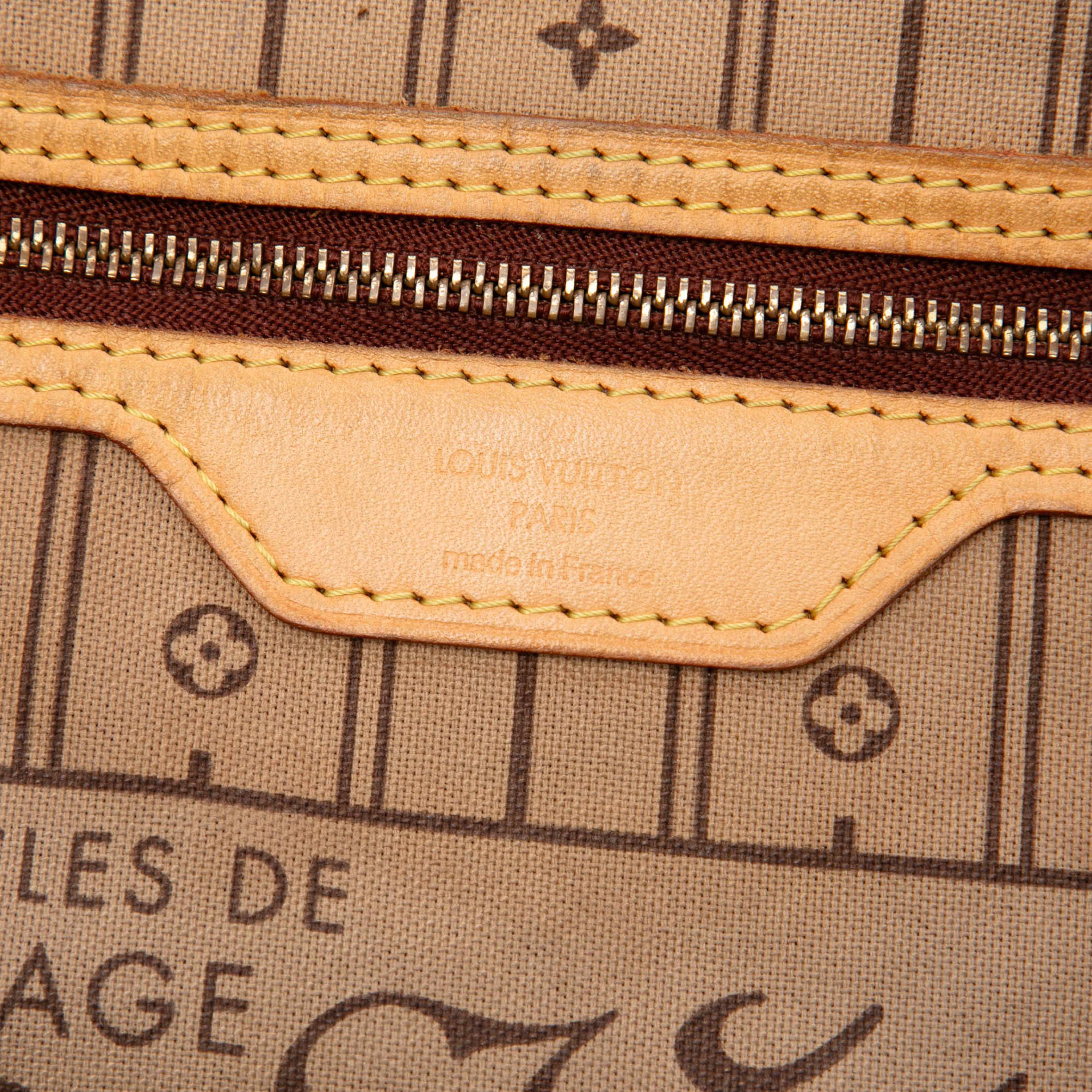 Louis Vuitton Monogram Neverfull Gm, från Luxclusif, i färgen brown. Klicka för att öppna bilden i stort format