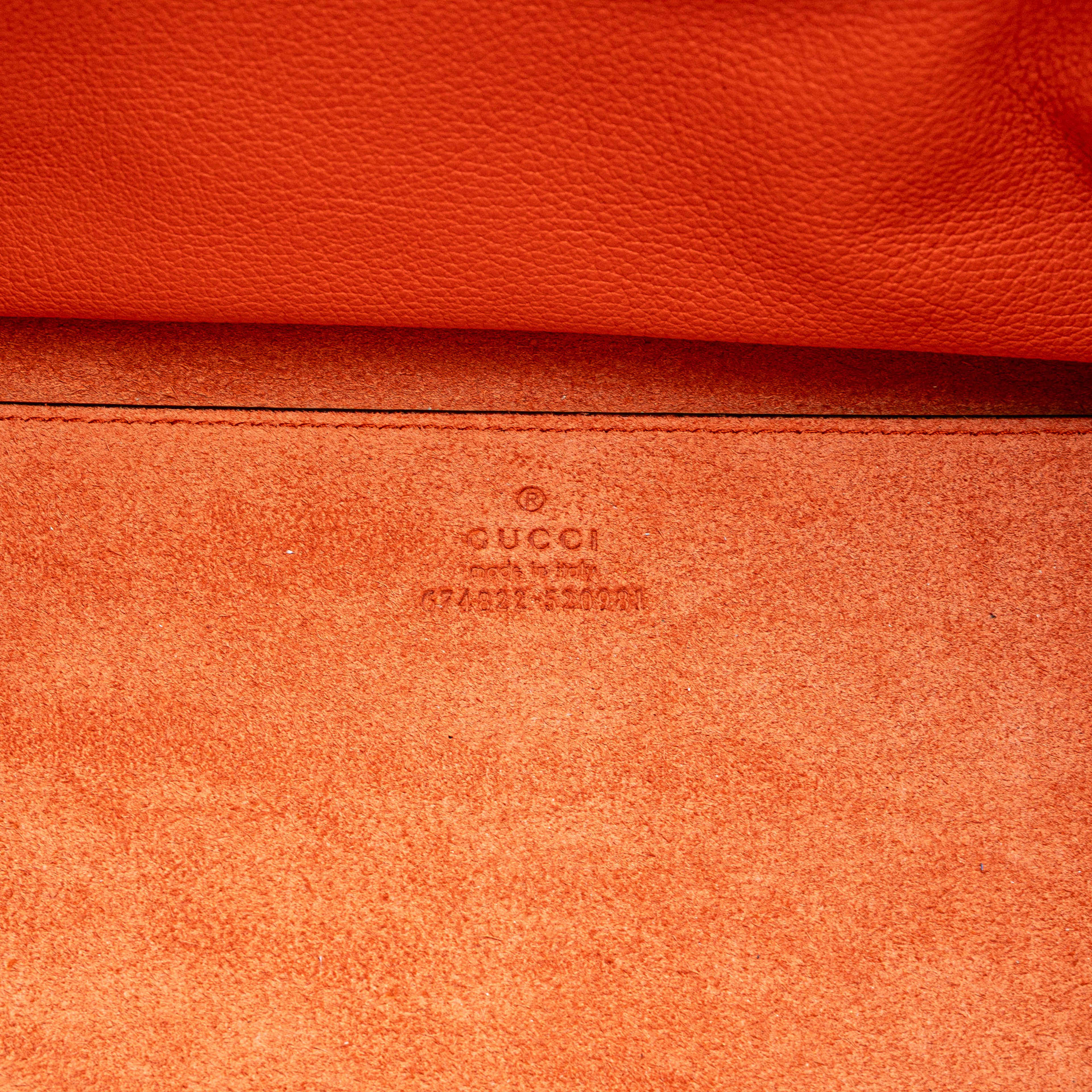 Gucci Small Pebbled Calfskin Logo Convertible Tote