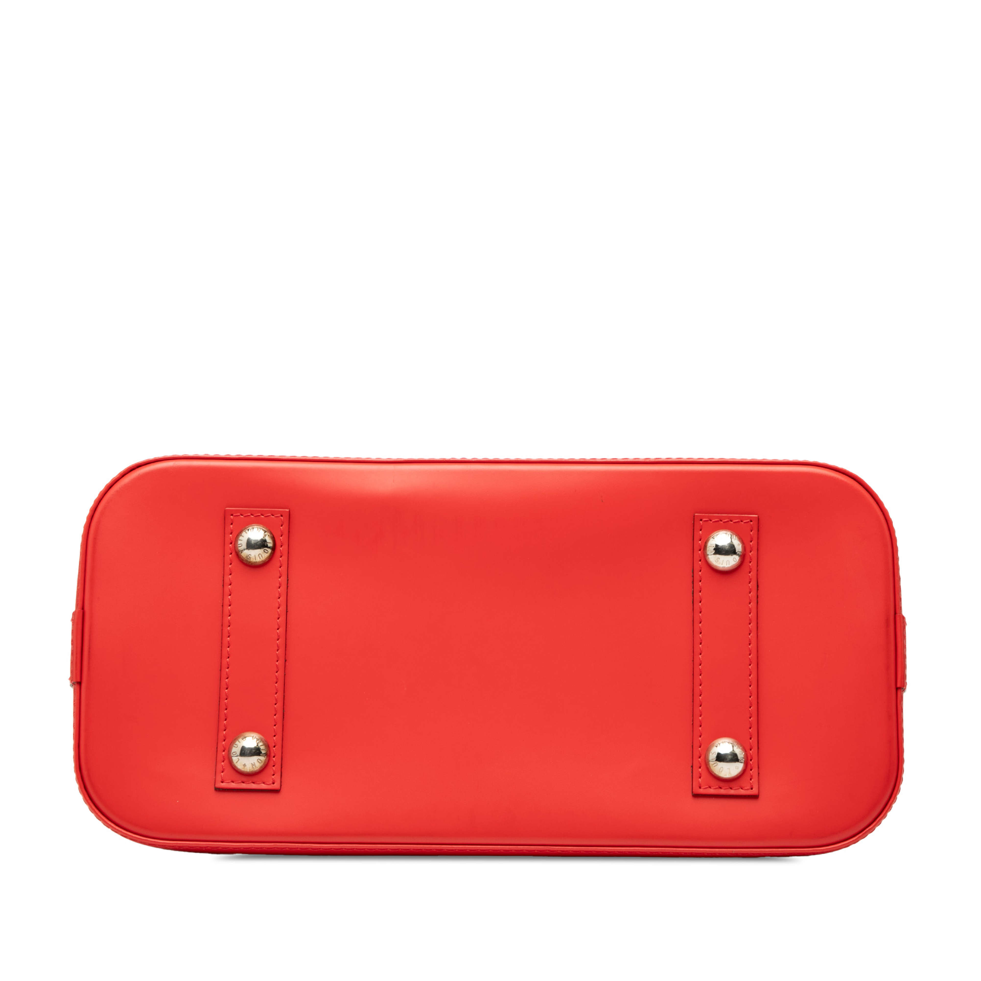 Louis Vuitton Epi Alma Pm, från Luxclusif, i färgen red. Klicka för att öppna bilden i stort format