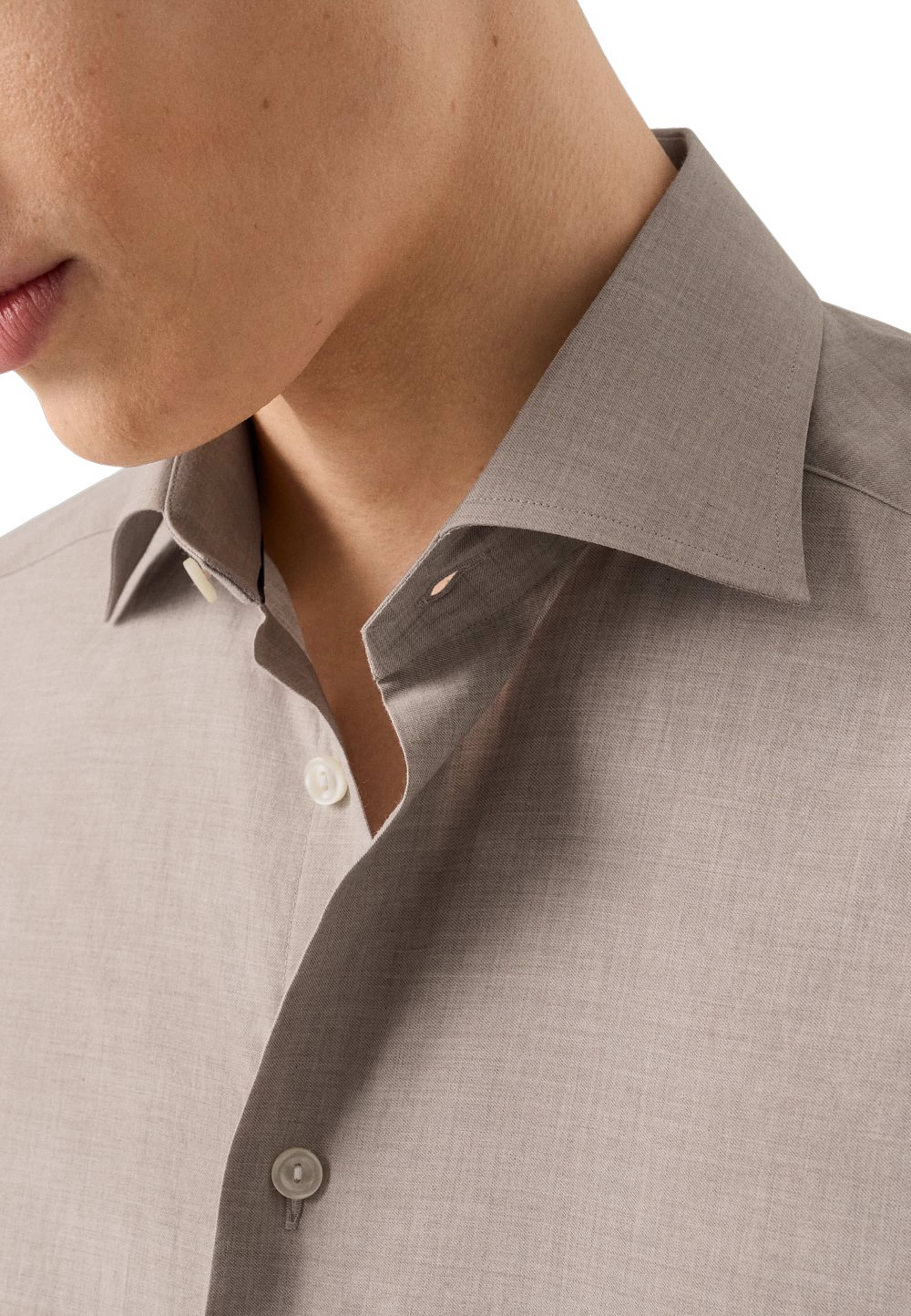 Rutig Skjorta I Fine Twill Slim Fit