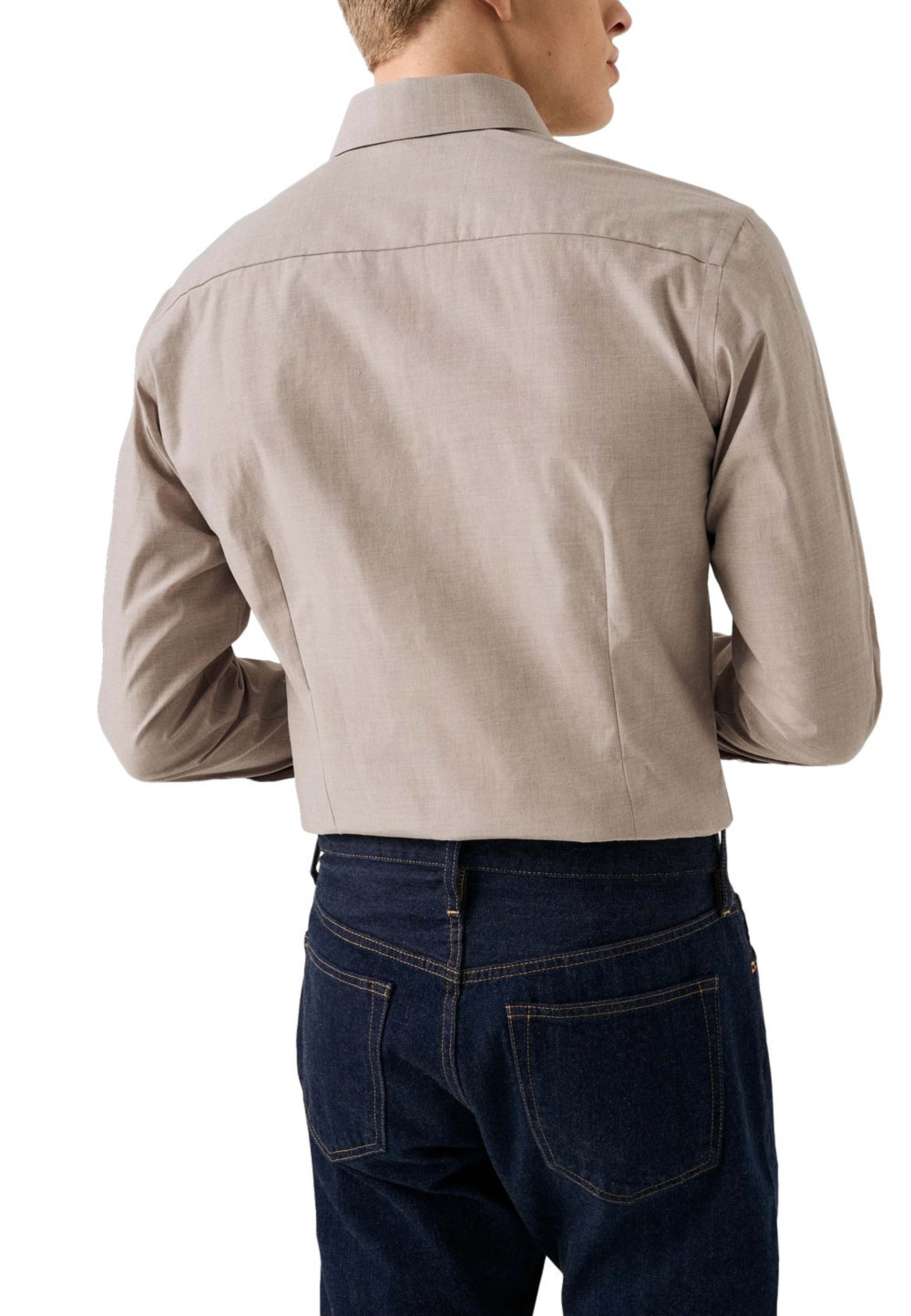 Rutig Skjorta I Fine Twill Slim Fit