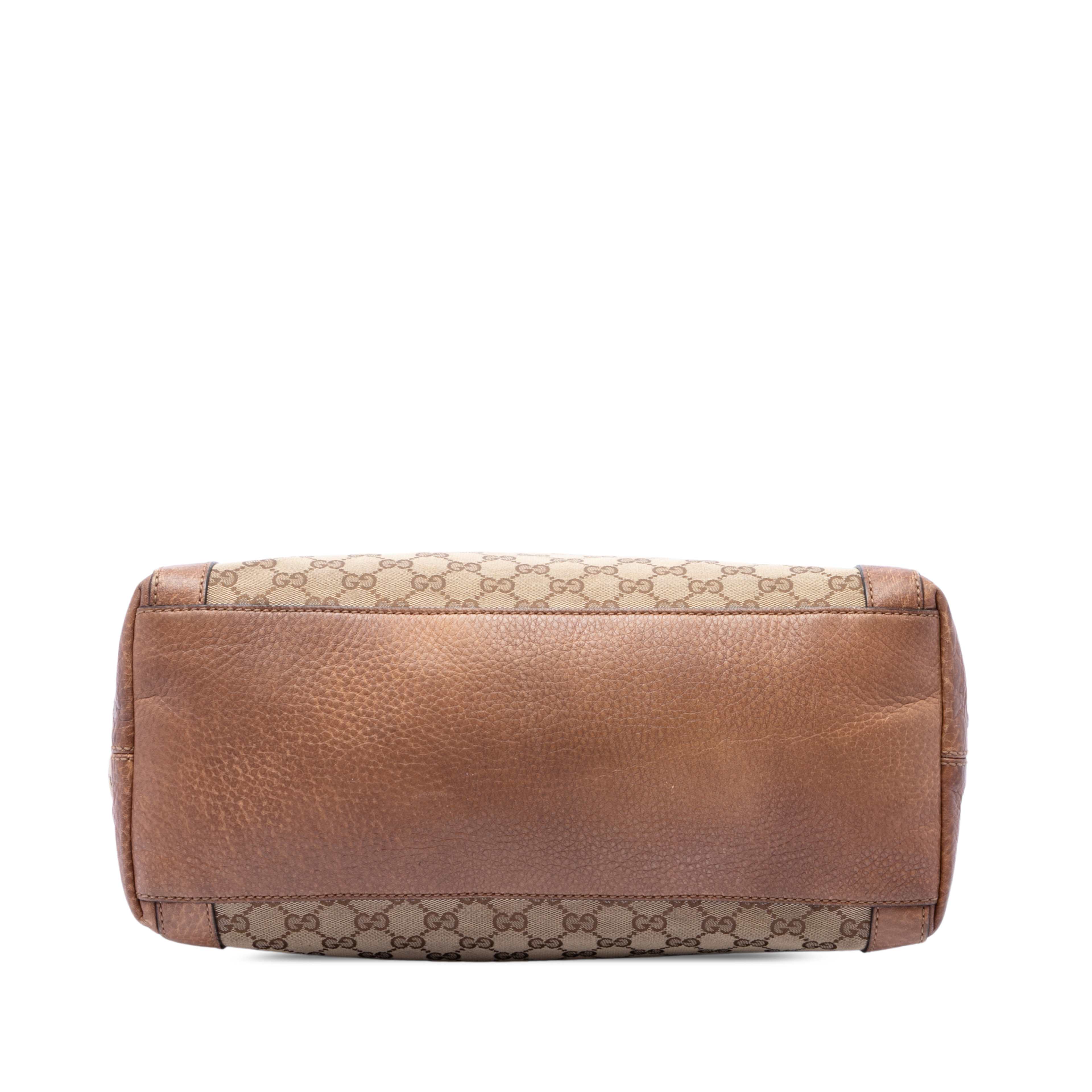Gucci Medium Gg Canvas Miss Gg Satchel, från Luxclusif, i färgen beige. Klicka för att öppna bilden i stort format