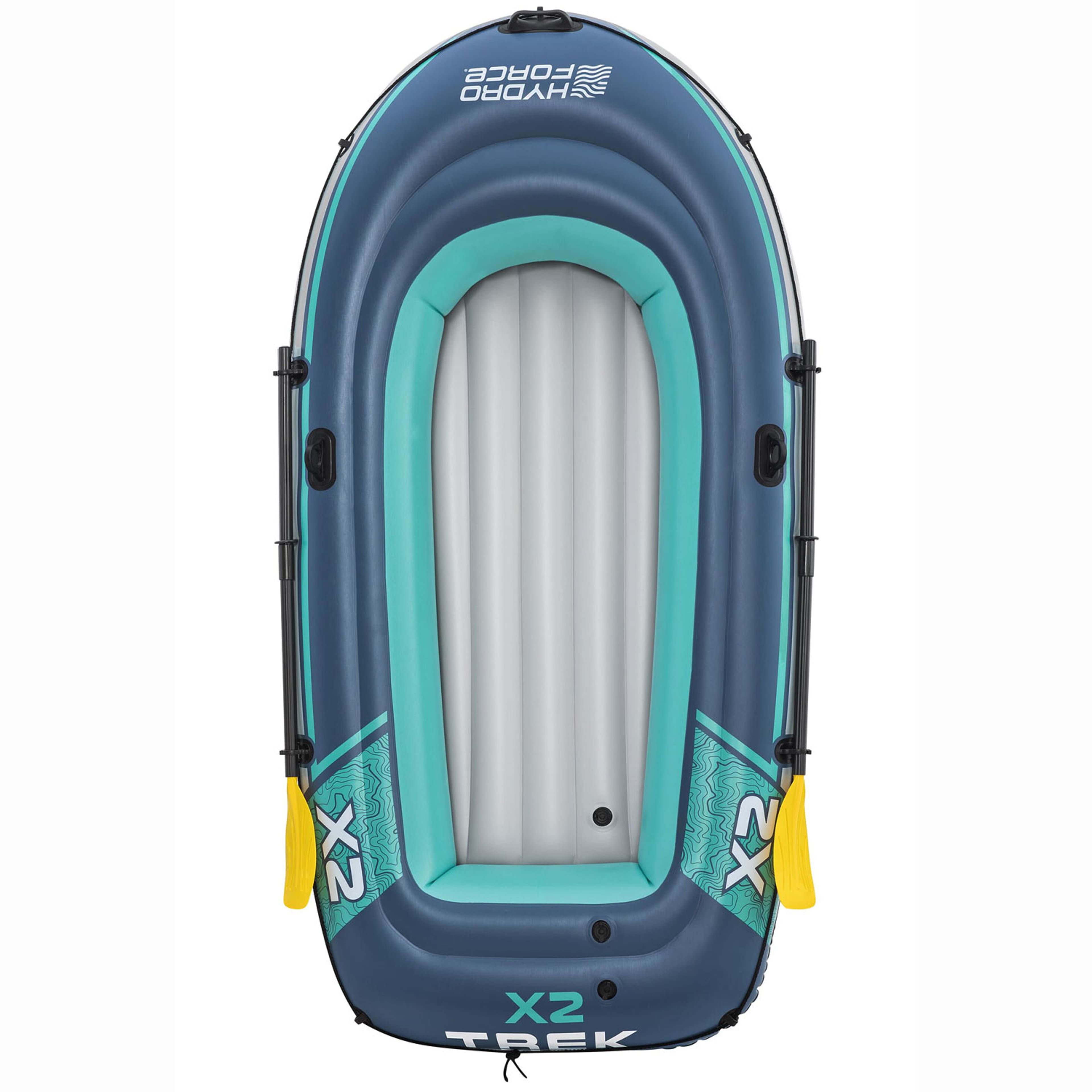 Gummibåt Trek X2 2,32m X 1,18m, från Bestway, i färgen blå. Klicka för att öppna bilden i stort format