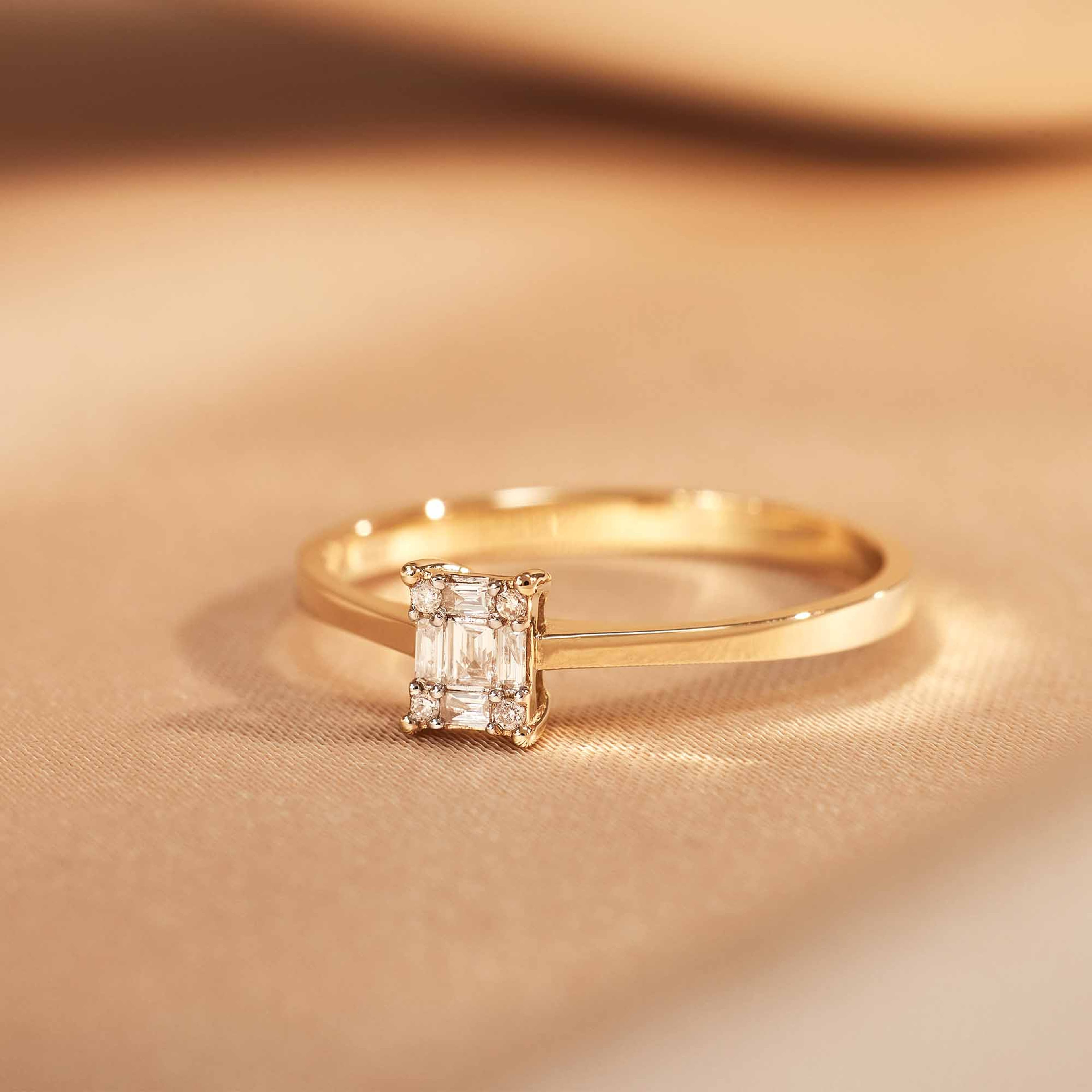 De La Paix 14 Karat Guld Ring
