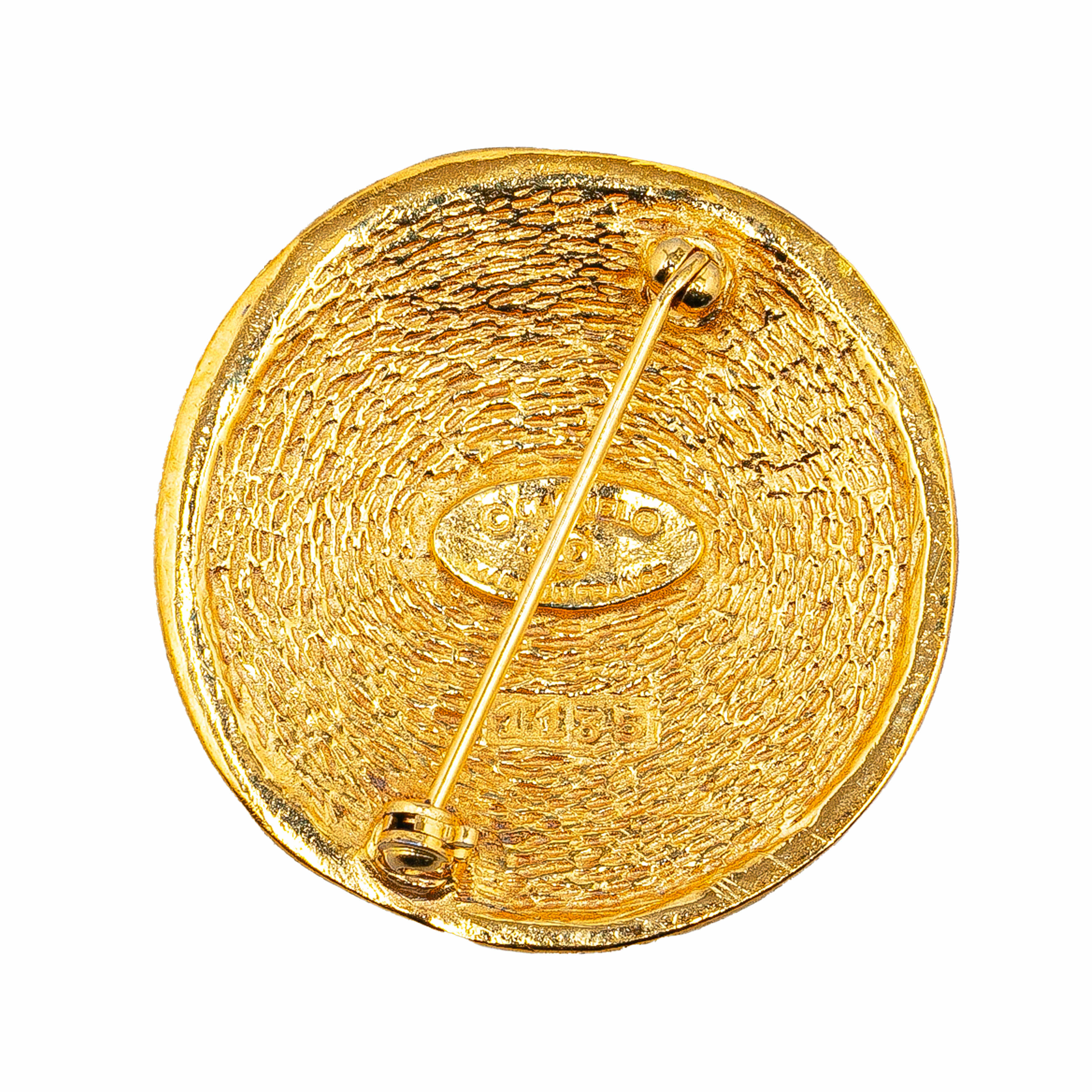 Chanel Gold Plated 31 Rue Cambon Brooch