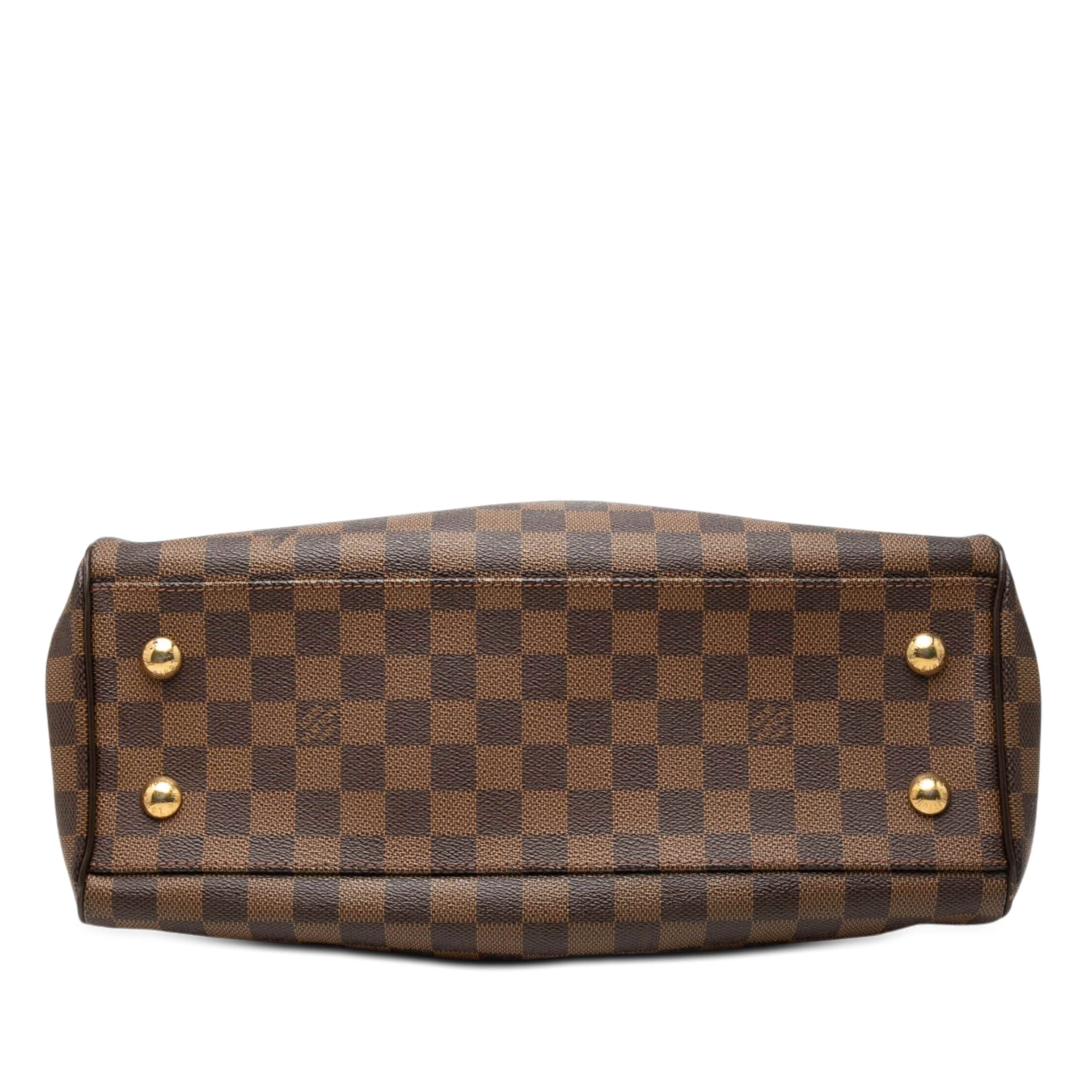 Louis Vuitton Damier Ebene Trevi Pm, från Luxclusif, i färgen brun. Klicka för att öppna bilden i stort format