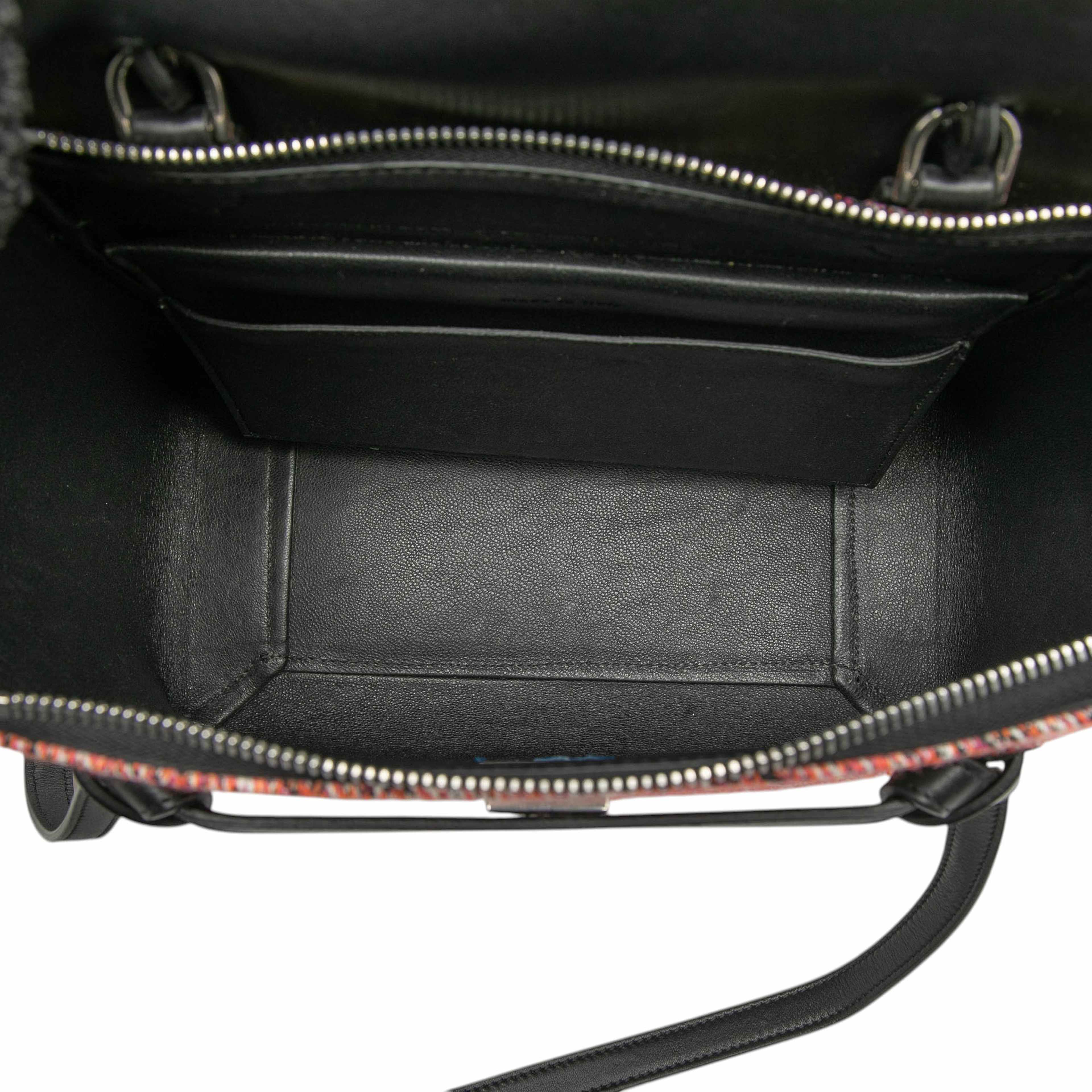 Celine Micro Tweed Belt Satchel, från Luxclusif, i färgen pink. Klicka för att öppna bilden i stort format