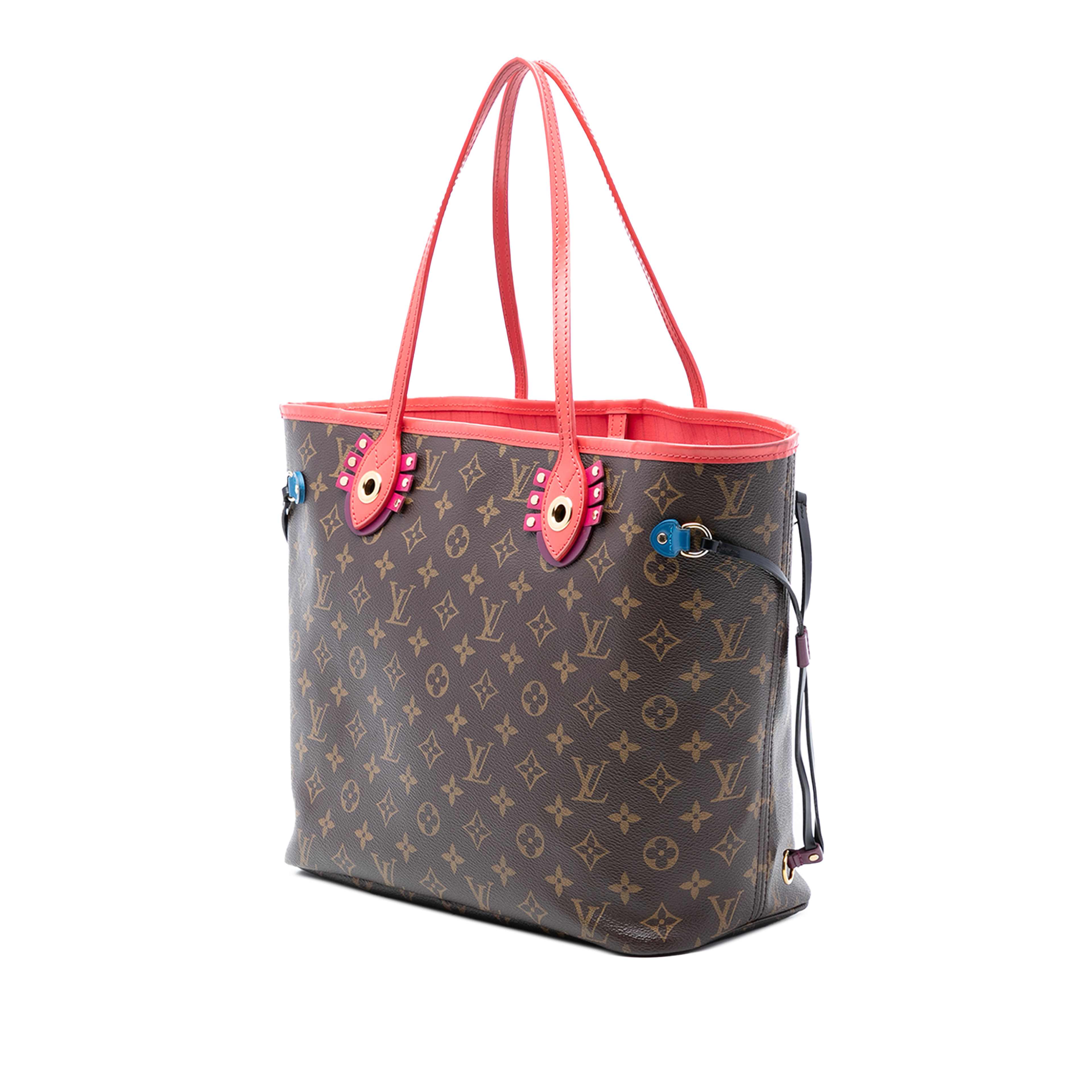 Louis Vuitton Monogram Totem Neo Neverfull Mm, från Luxclusif, i färgen brown. Klicka för att öppna bilden i stort format