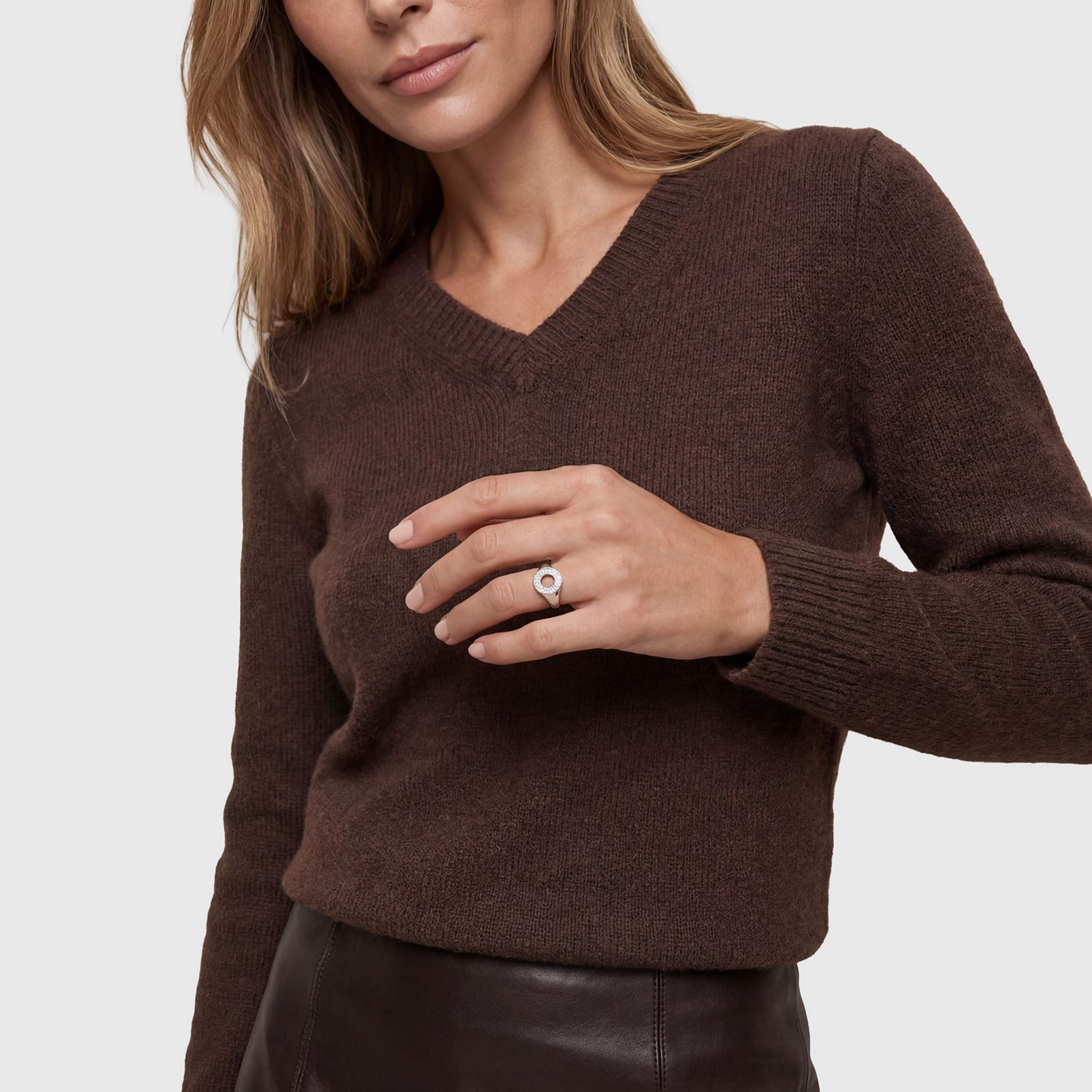 Melzo Ring, från Sif Jakobs Jewellery, i färgen silver. Klicka för att öppna bilden i stort format