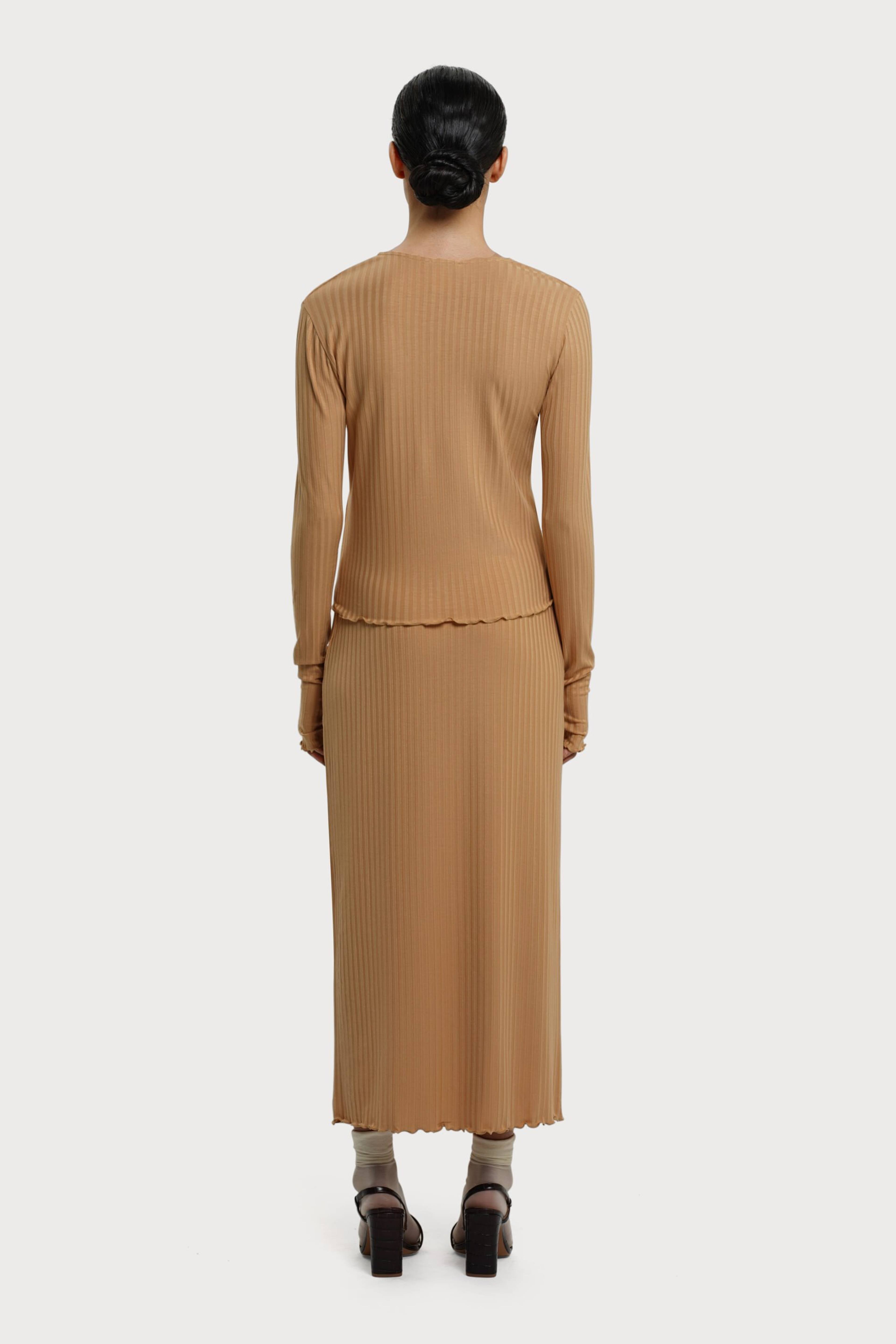 Olive Cardi - Camel