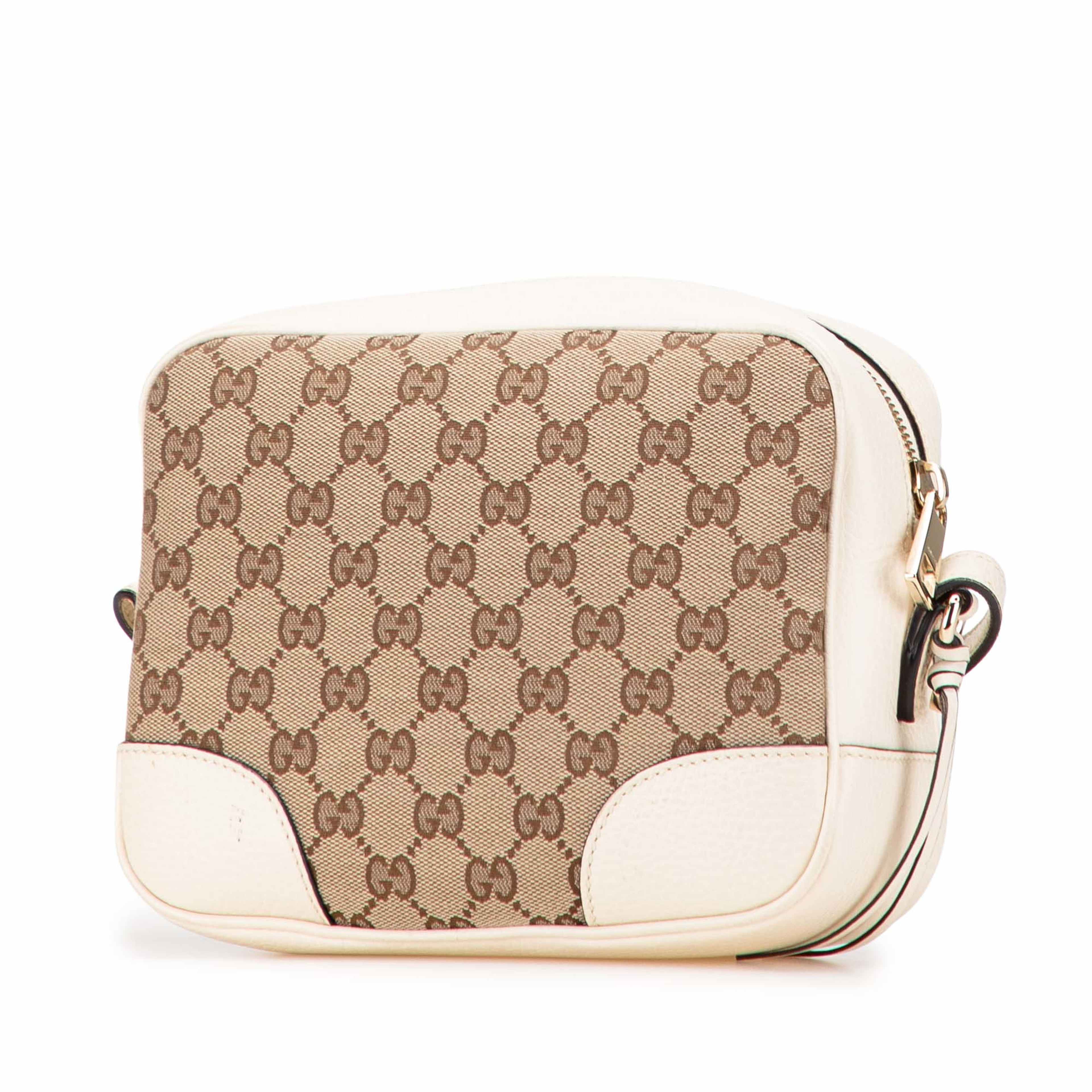 Gucci Gg Canvas Bree Crossbody, från Luxclusif, i färgen beige. Klicka för att öppna bilden i stort format