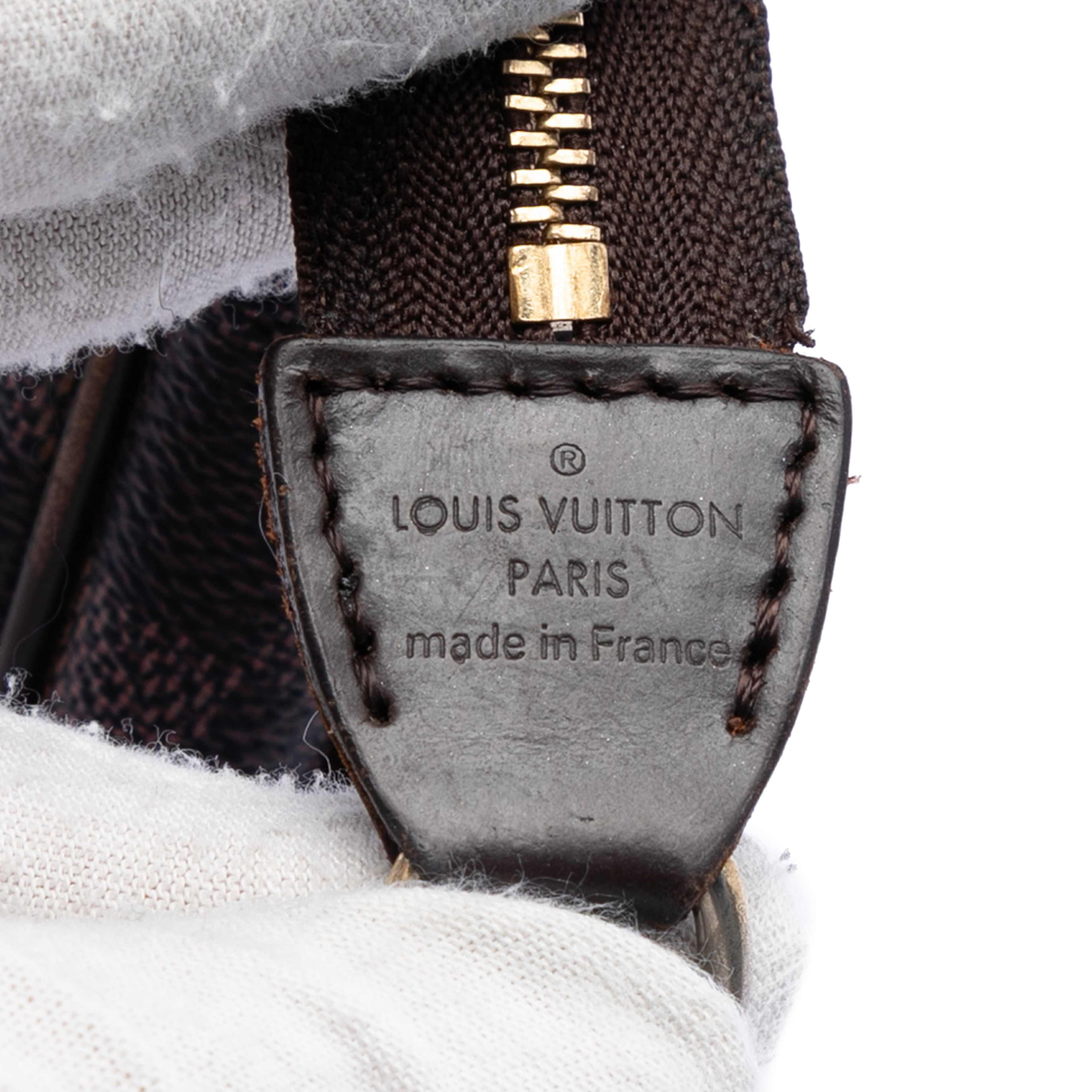 Louis Vuitton Damier Ebene Eva, från Luxclusif, i färgen brown. Klicka för att öppna bilden i stort format