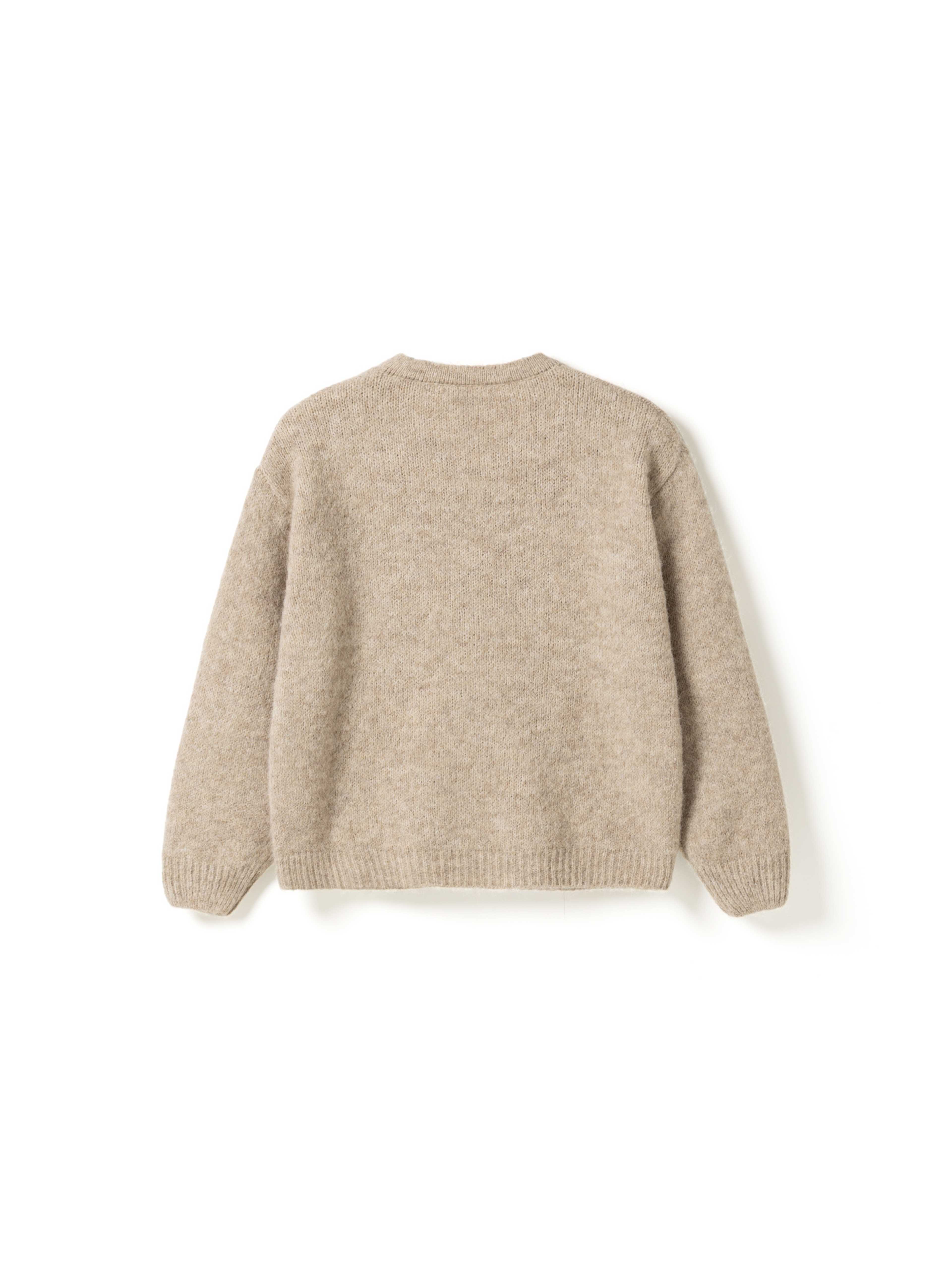 N-mata Knit Cardigan - Sand, från Noella, i färgen sand. Klicka för att öppna bilden i stort format