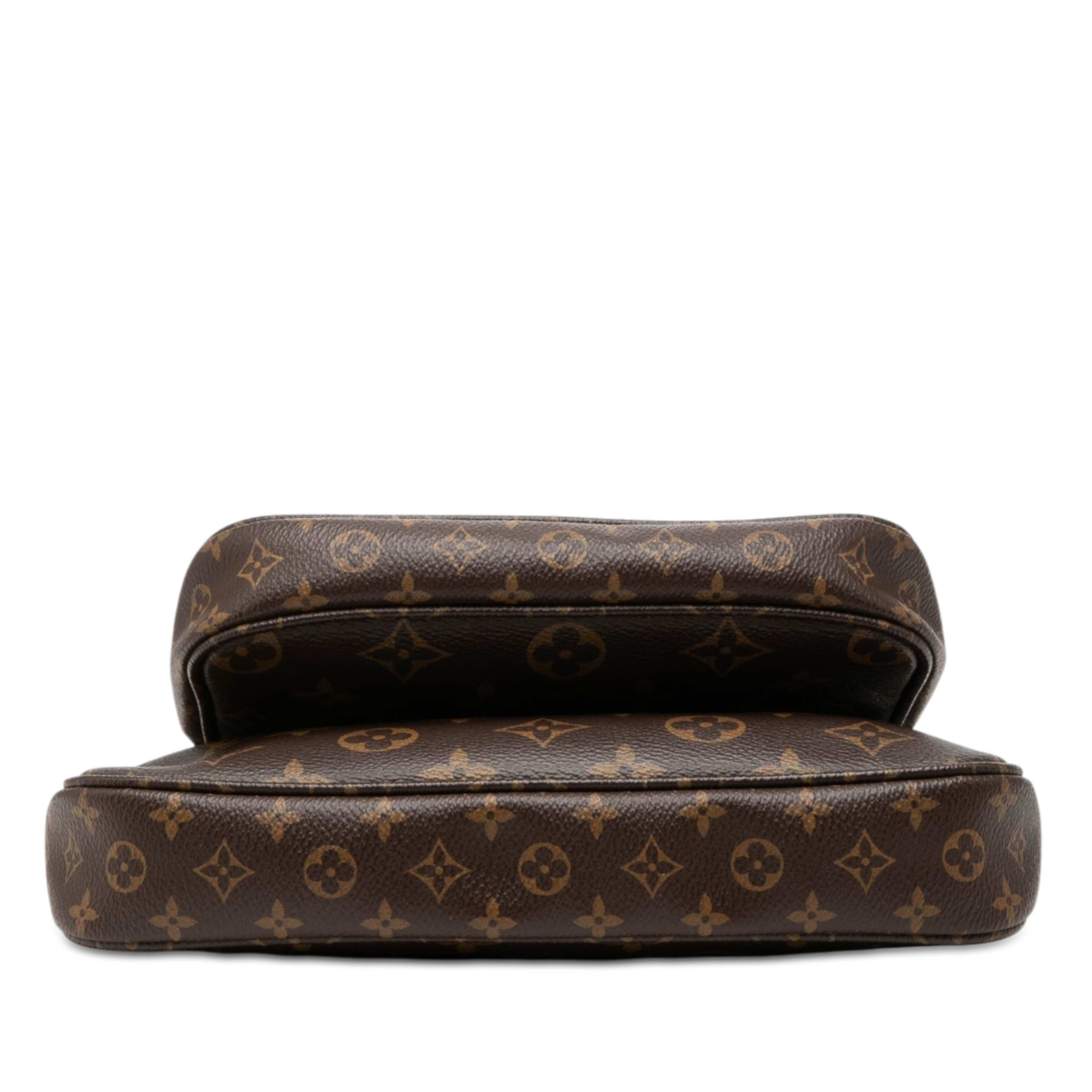 Louis Vuitton Monogram Multi Pochette Accessoires, från Luxclusif, i färgen brown. Klicka för att öppna bilden i stort format