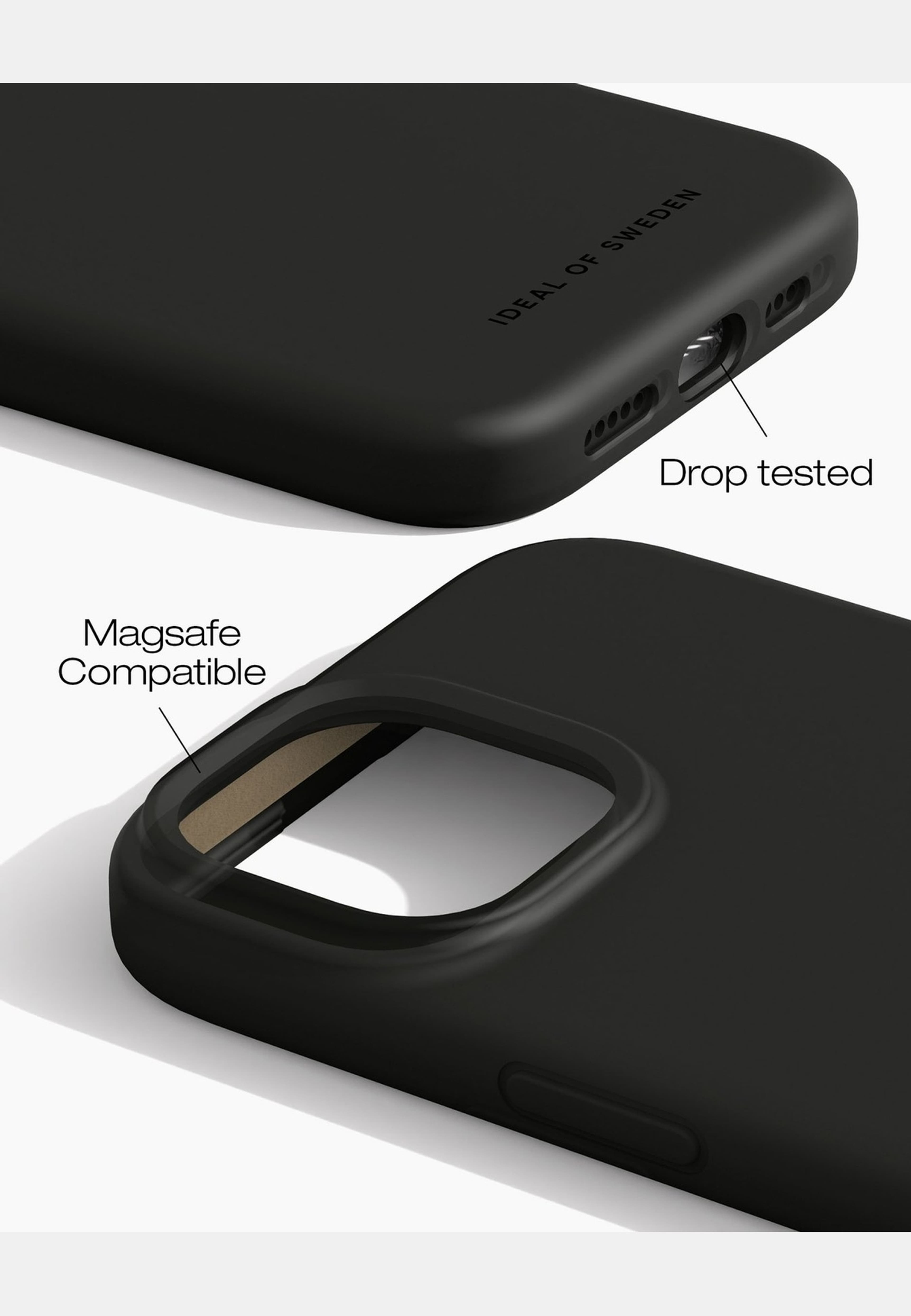 Silicone Case Magsafe Iphone - Black