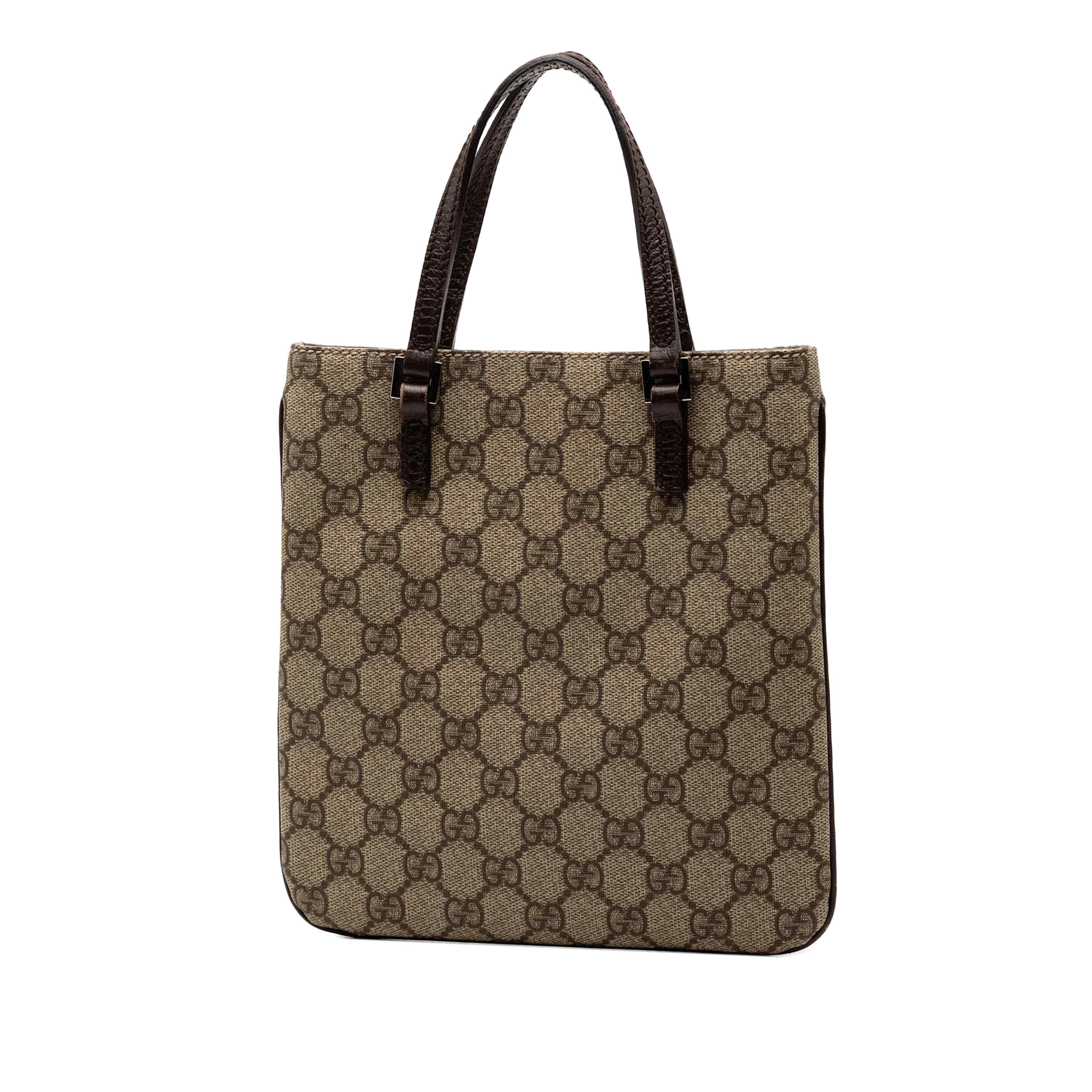 Gucci Gg Supreme Handbag, från Luxclusif, i färgen svart. Klicka för att öppna bilden i stort format